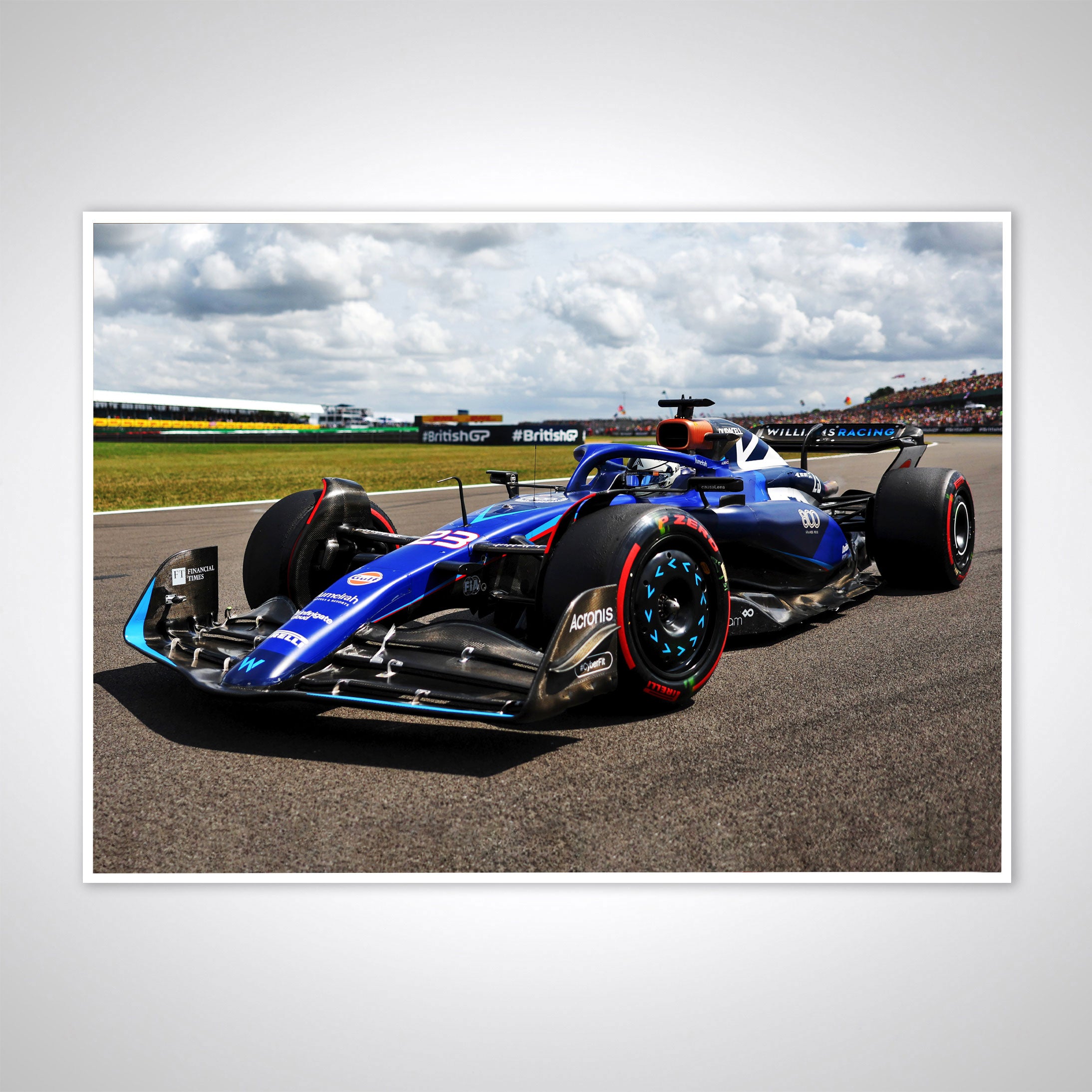 Alex Albon 2023 Print James Moy - British GP