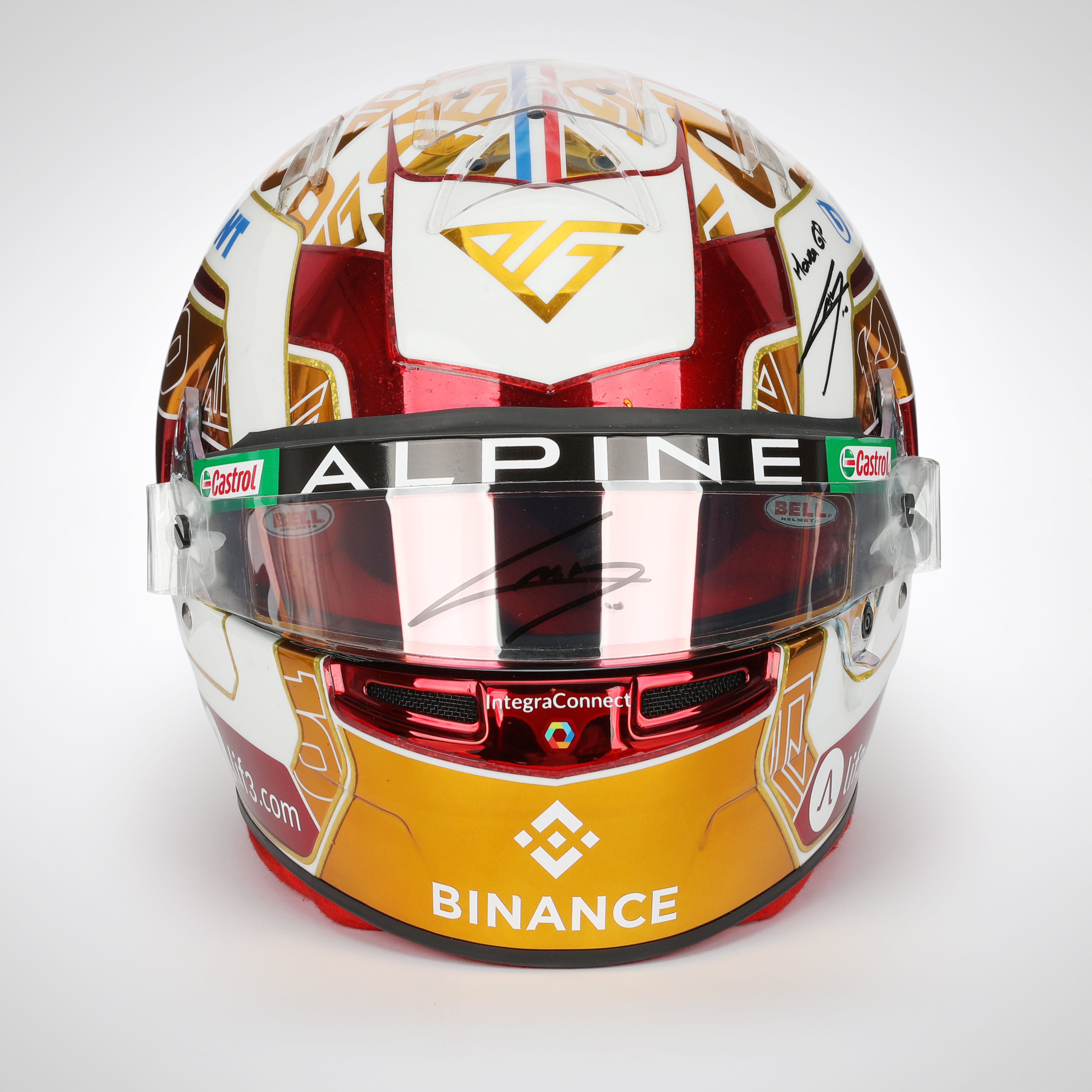 Pierre Gasly 2023 Race Used Signed Helmet – Italian GP
