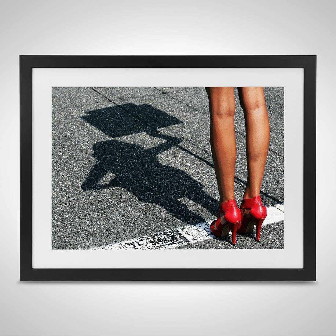 Grid Girl - James Moy F1® Art Print