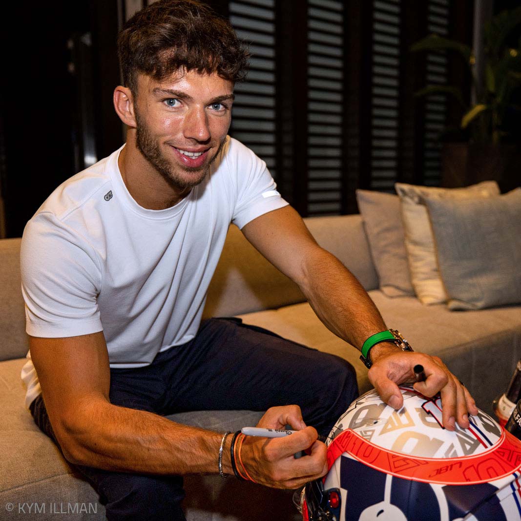 Pierre Gasly 2022 Signed Replica Helmet