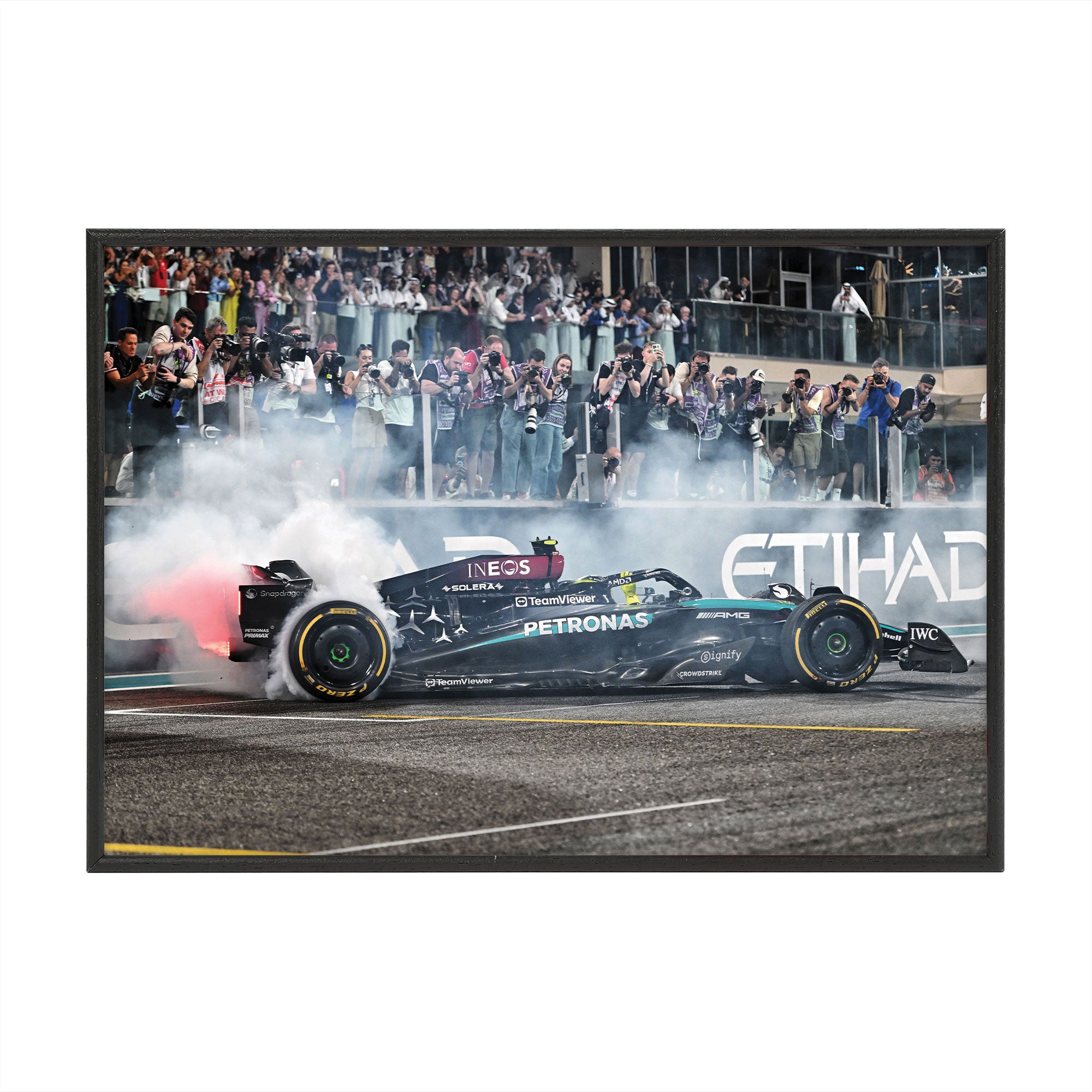 Lewis Hamilton 2024 Mercedes AMG Petronas Print - The Farewell - Abu Dhabi GP