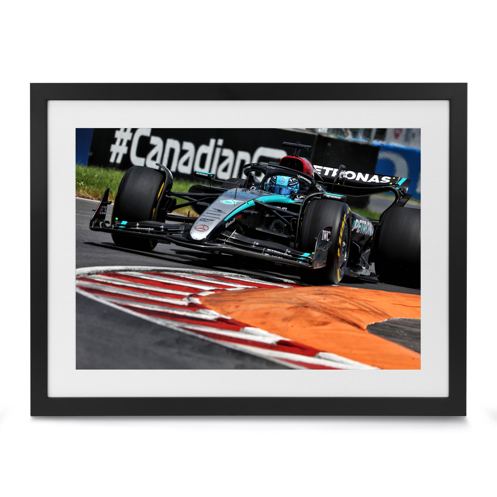 Russell 2024 MercedesAMG Petronas F1 Team Qualifying Print C