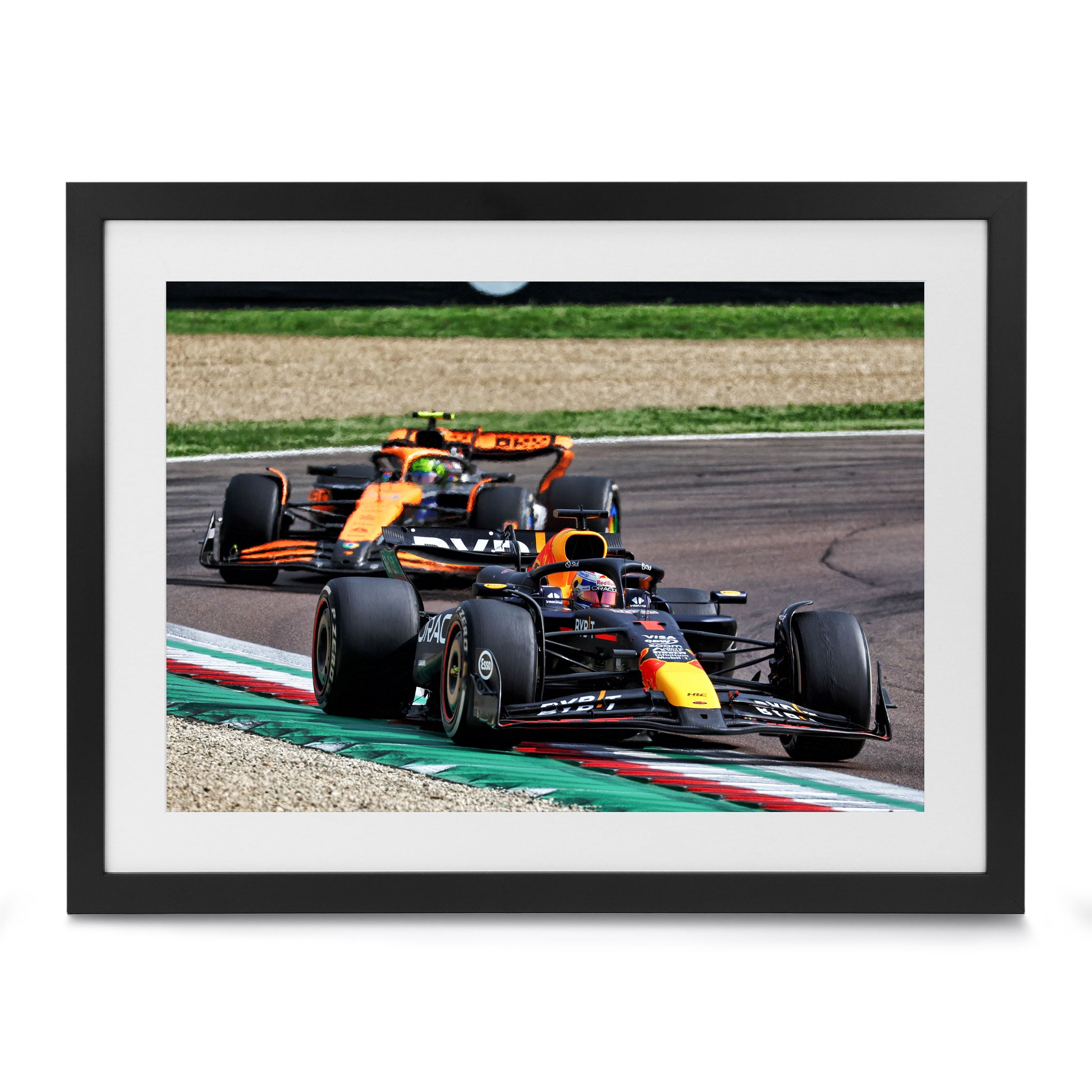 Max Verstappen X Lando Norris 2024 Race Print – Emilia-Romagna GP