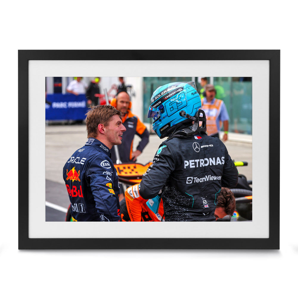 Russell X Max Verstappen 2024 Qualifying Print Canadian GP