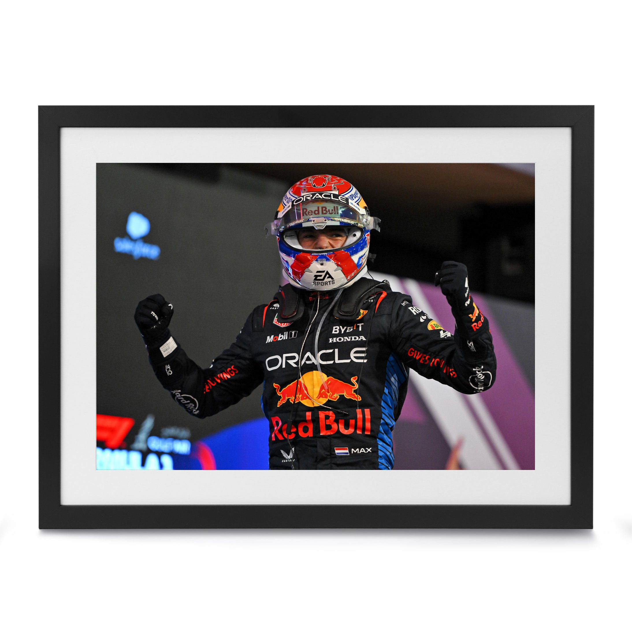 Max Verstappen 2024 Oracle Red Bull Racing Print – Bahrain GP