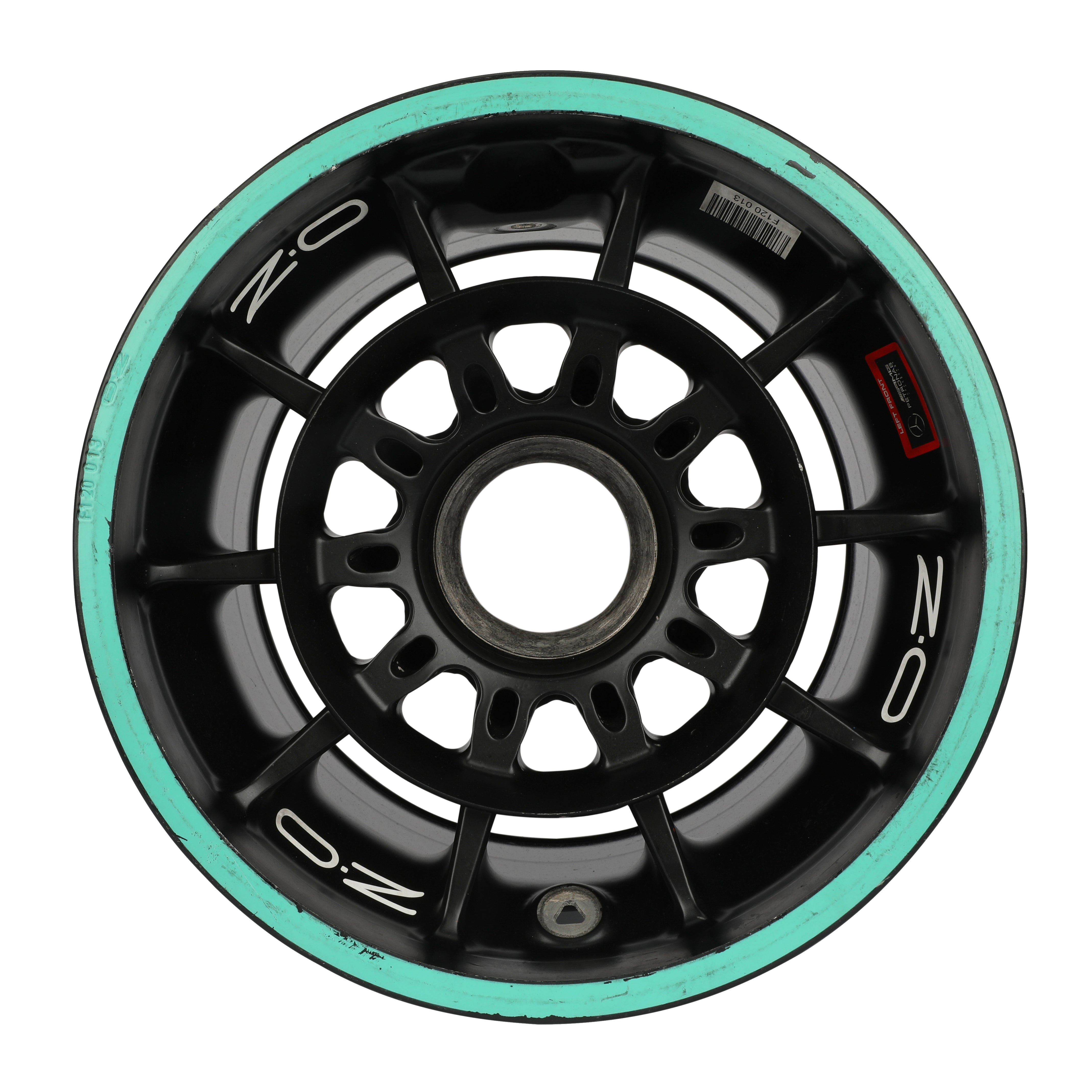 Mercedes-AMG Petronas F1 Team 2020 Race Used Front Wheel Rim Table