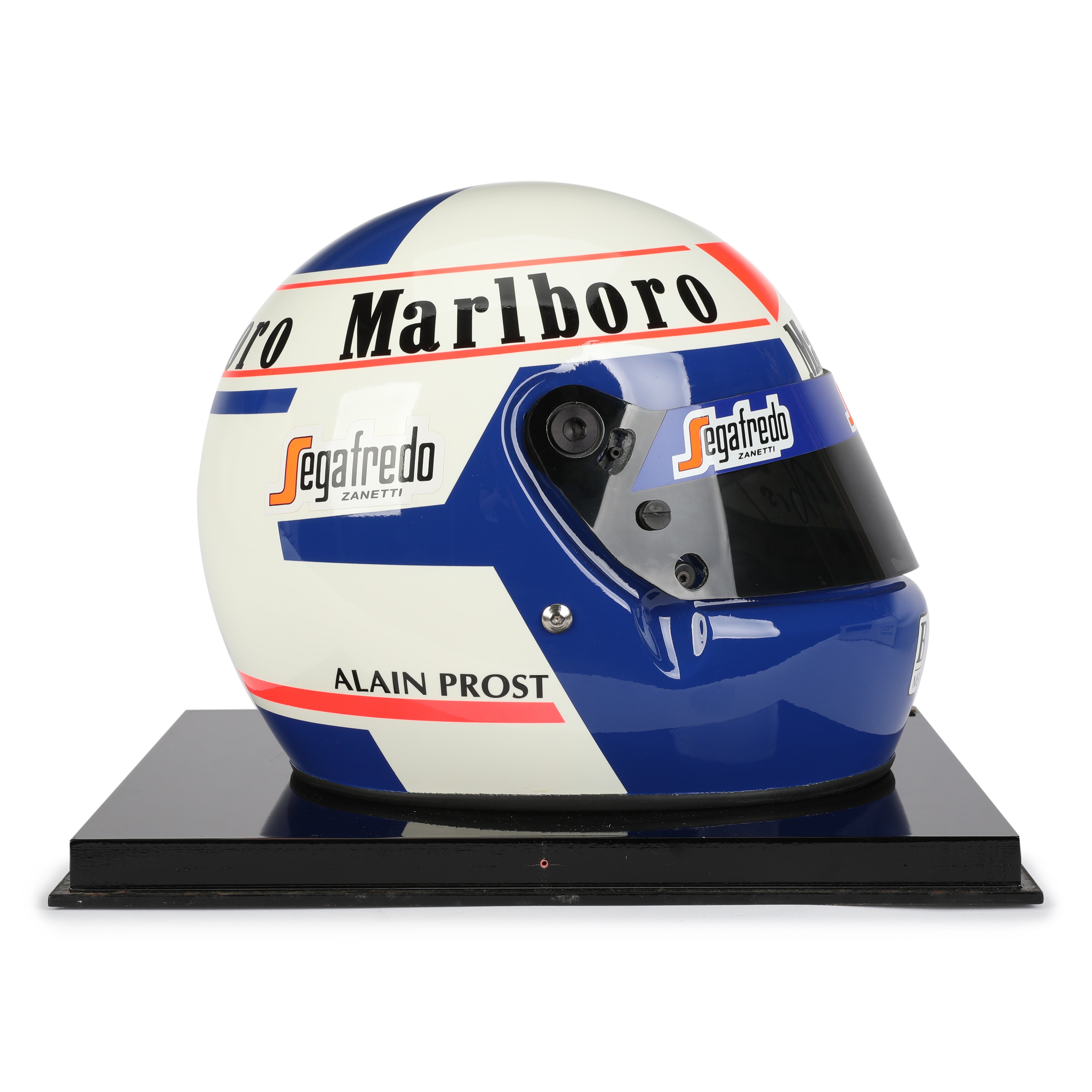 Alain Prost 1985 Official Bell 1:1 Signed Helmet Edition Number 58/100