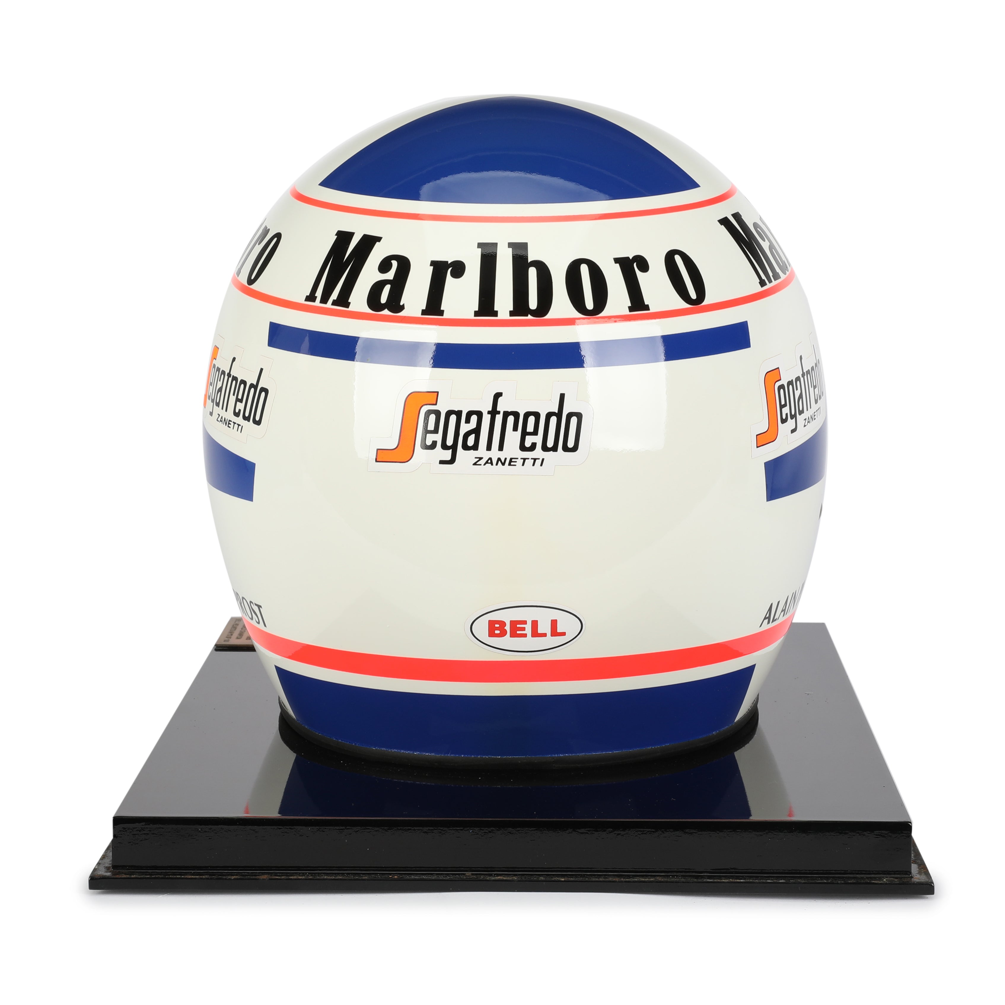 Alain Prost 1985 Official Bell 1:1 Signed Helmet Edition Number 58/100