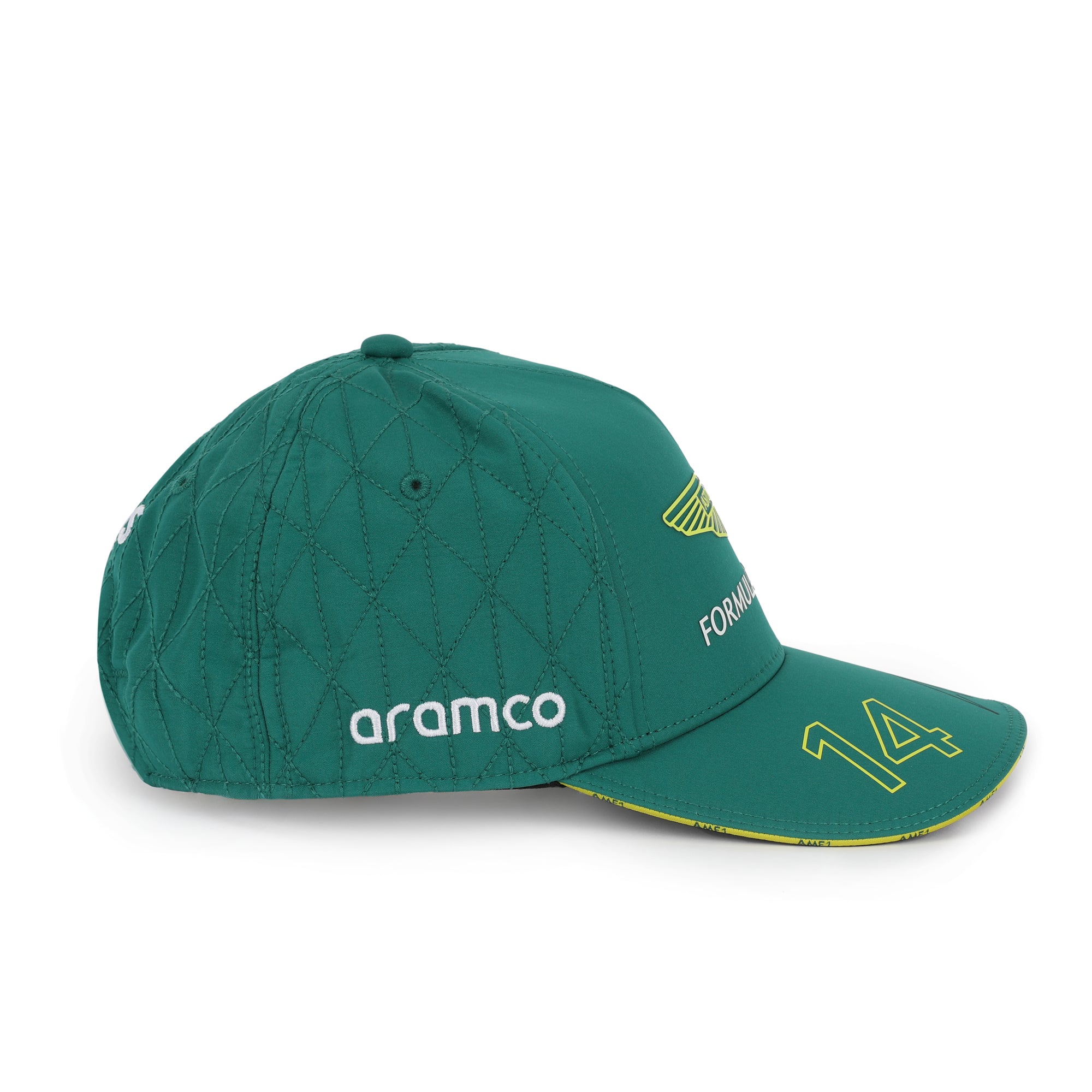 Fernando Alonso Signed 2024 Aston Martin Aramco Formula One Team Cap - British Racing Green