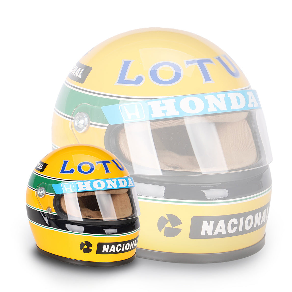 Ayrton Senna 1987 1:2 Scale Helmet