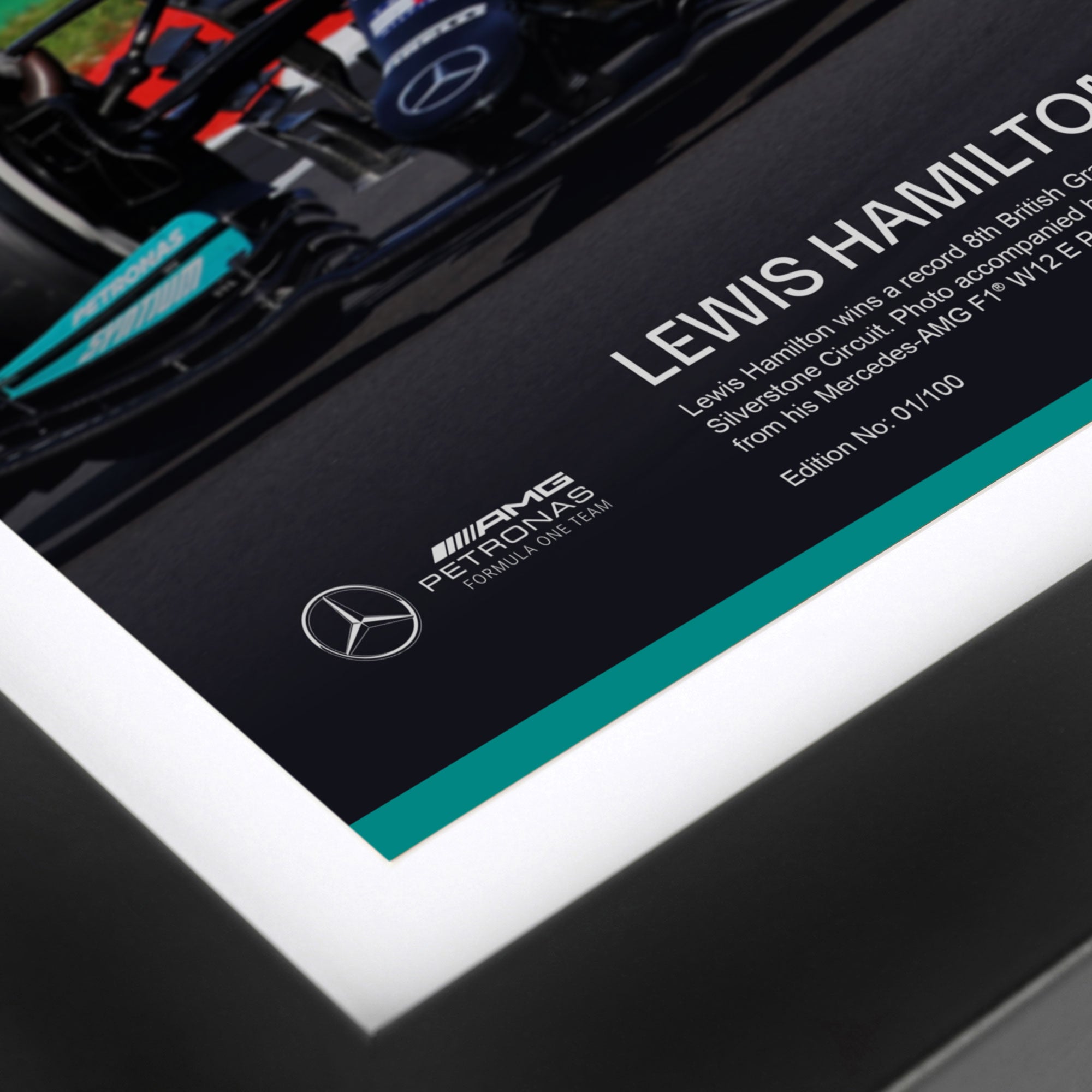 Limited Edition Lewis Hamilton 2021 Bodywork & Photo  - British GP