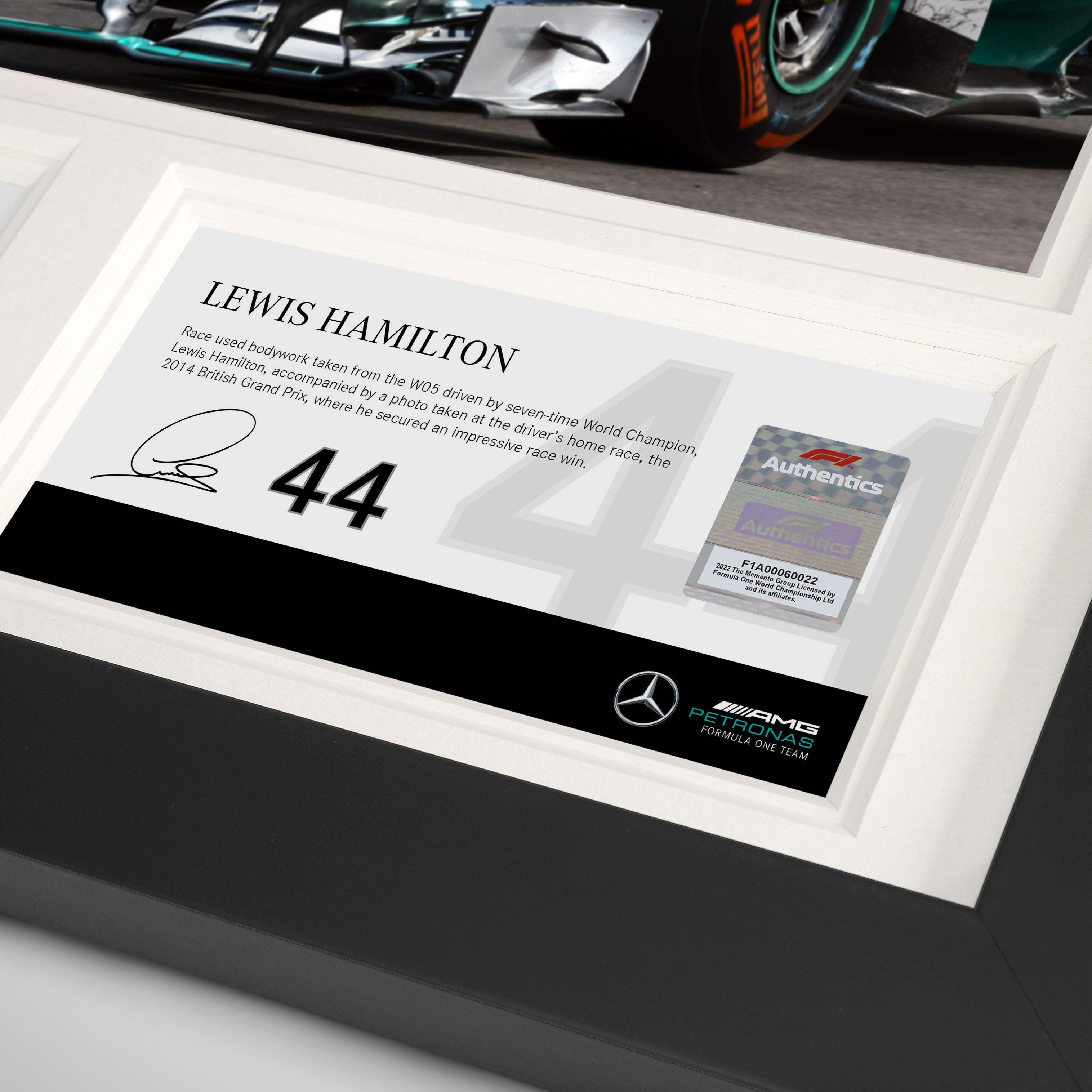 Lewis Hamilton 2014 Limited Edition Poster  Official Mercedes-AMG PETRONAS  F1 Team Store