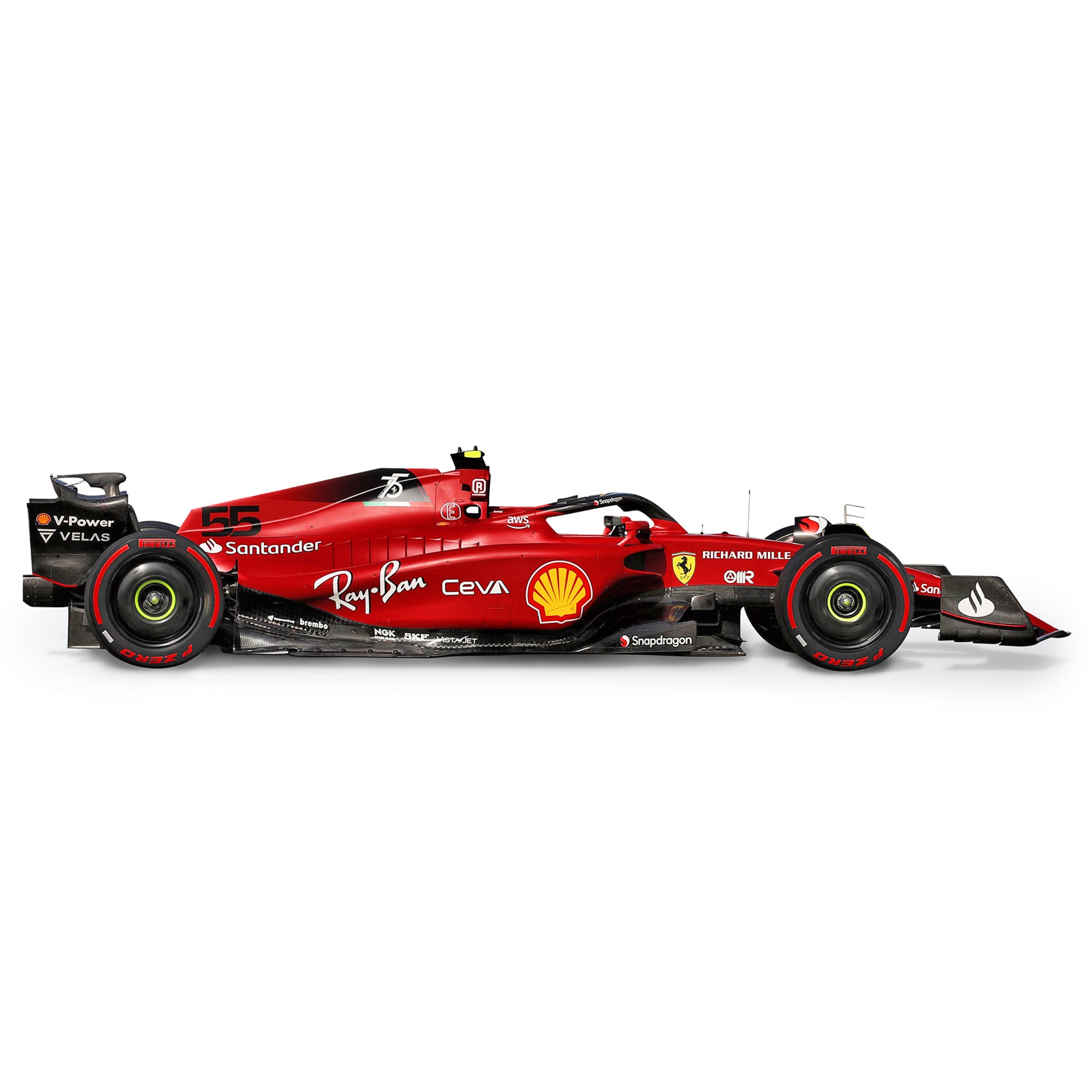 Carlos Sainz 2022 Scuderia Ferrari F1-75 1:8 Scale Model – Bahrain GP