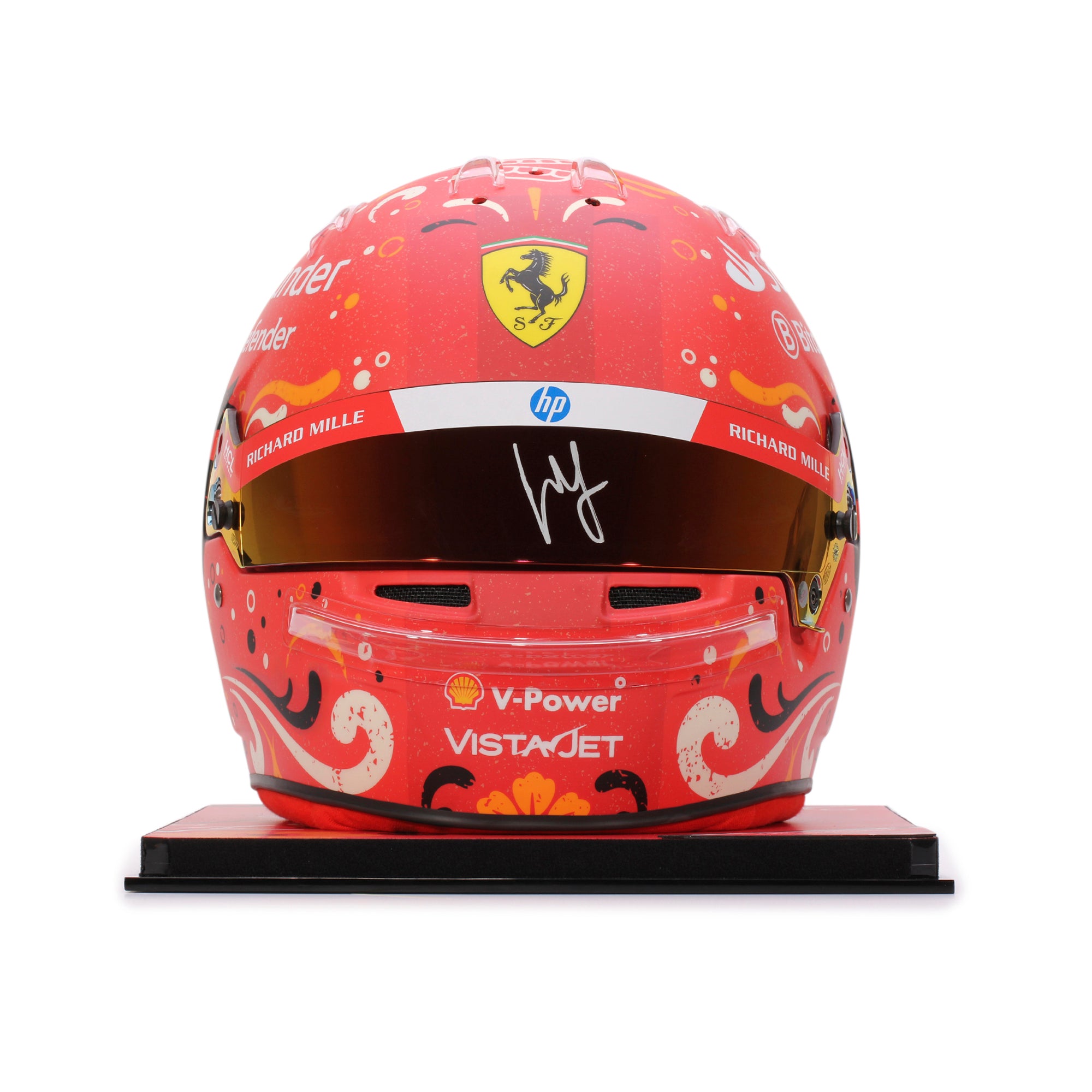 Carlos Sainz 2024 Scuderia Ferrari Signed Replica Helmet - Mexico City GP