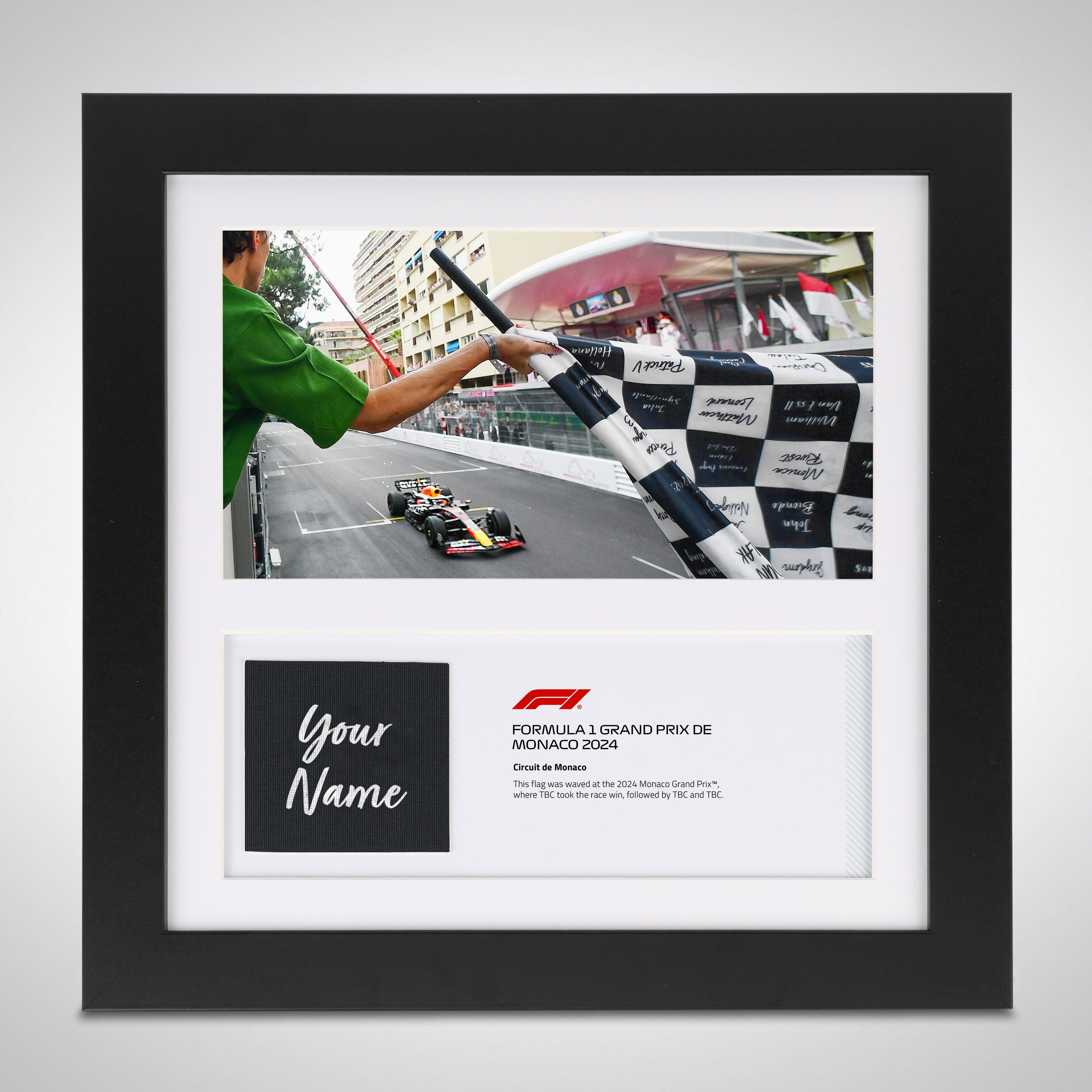 Own the Chequered Flag 2024 Monaco Grand Prix