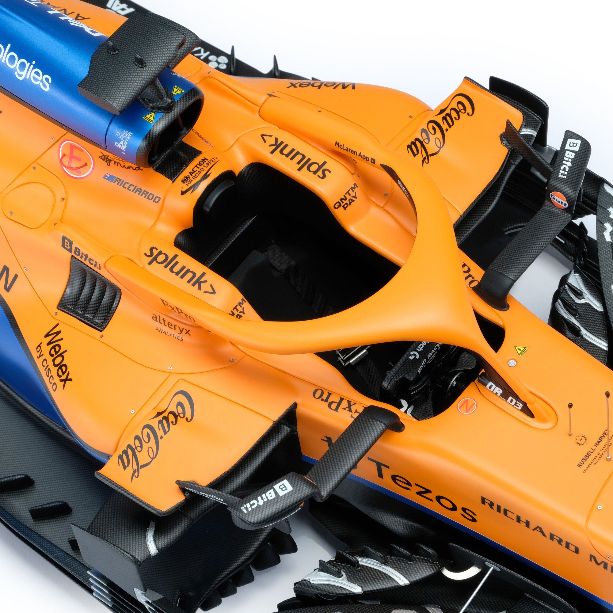 Daniel Ricciardo 2021 McLaren MCL35M 1:8 Scale Model – Italian GP