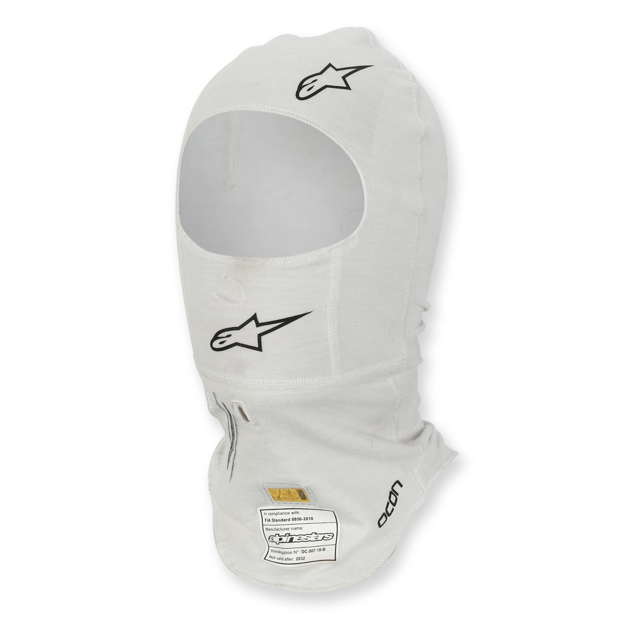 Esteban Ocon 2024 Signed Grand Prix Used Balaclava SPANISH GP