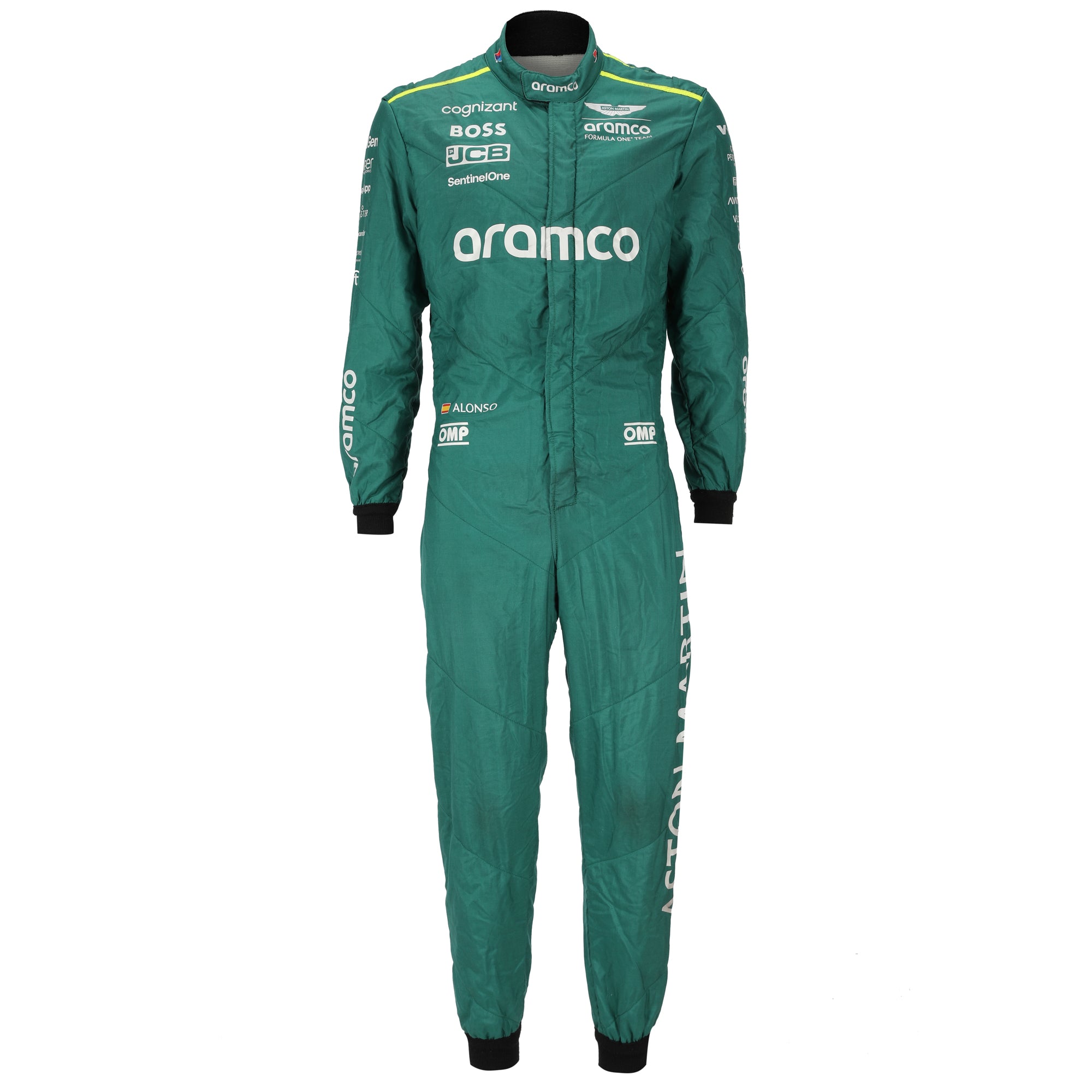 Fernando Alonso 2024 Grand Prix Used Race Suit - Italian GP