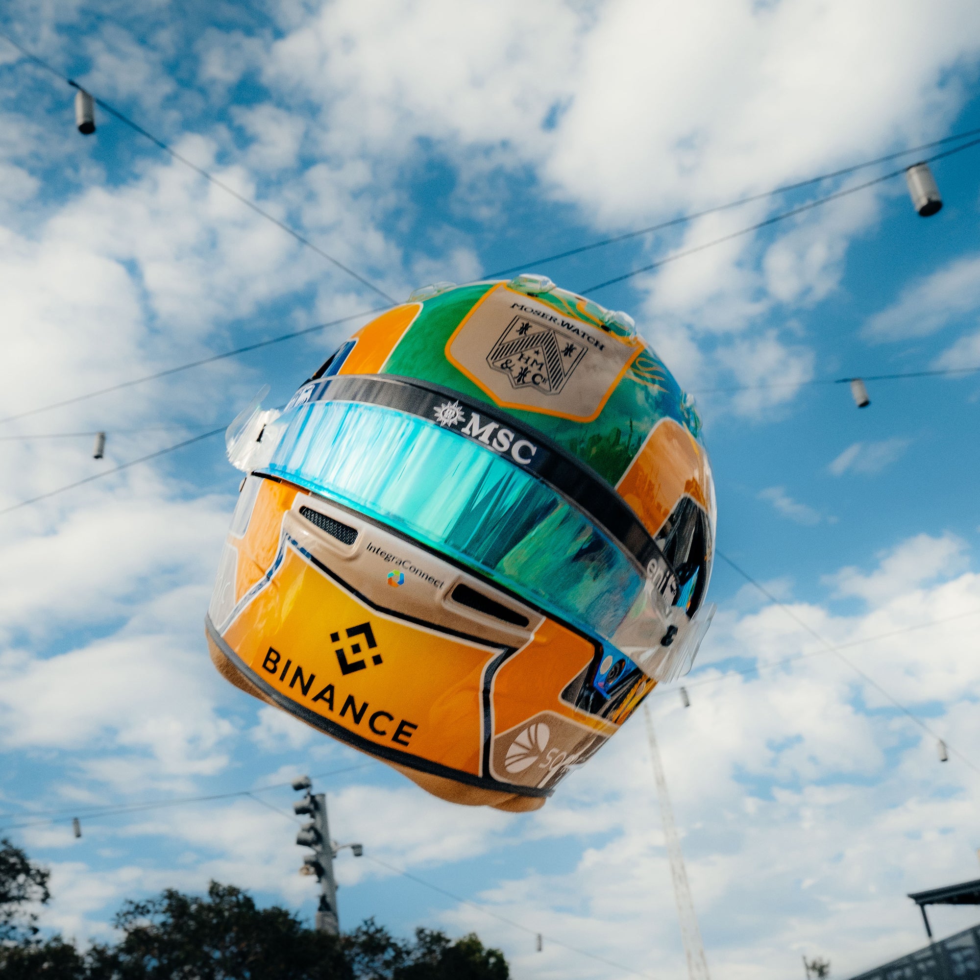 Pierre Gasly 2025 Signed Grand Prix Used Helmet – Australian GP