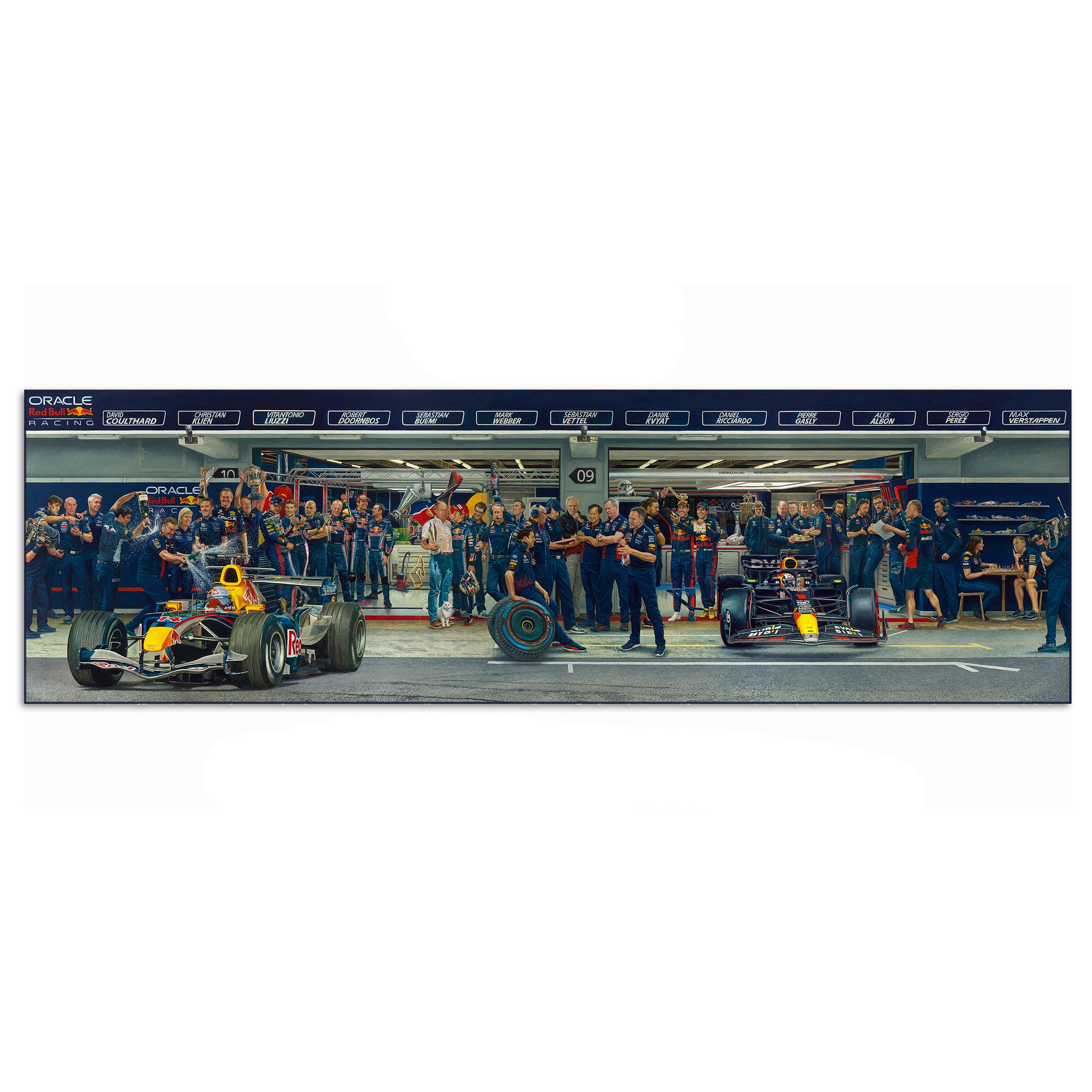 Red Bull Racing’s 20th Anniversary ‘Dream Scene’ - Jamie Cooper Giclee Canvas