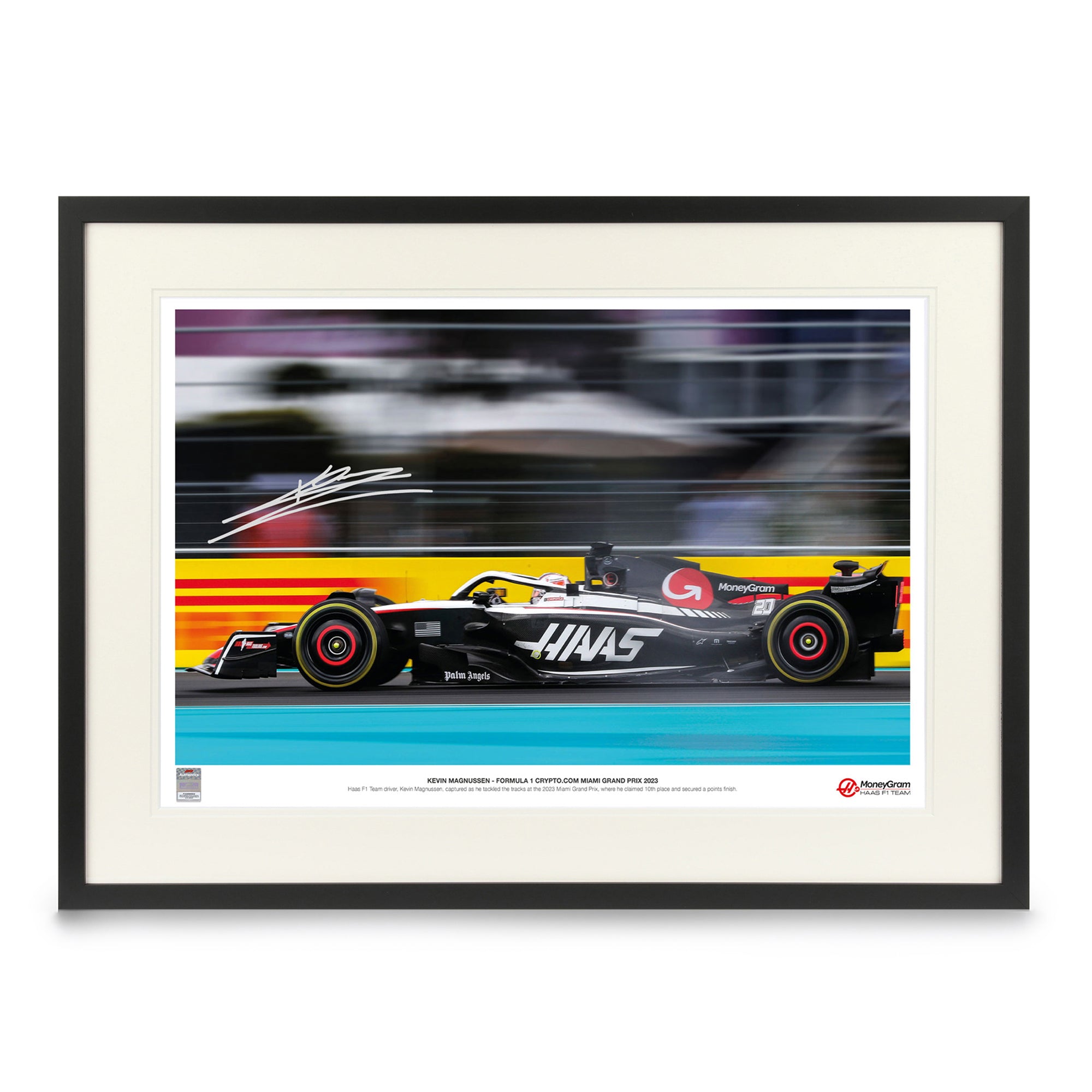 Kevin Magnussen 2023 Haas F1 Team Signed Photo – Miami GP