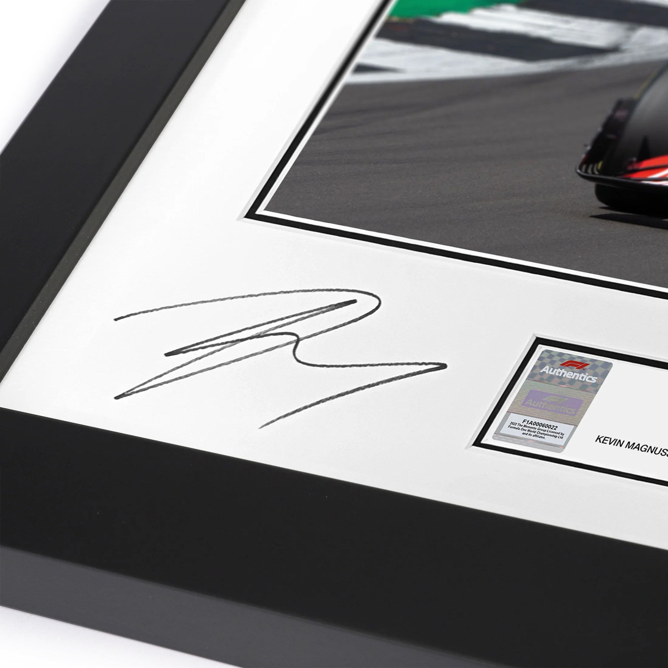 Kevin Magnussen & Mick Schumacher 2022 Dual Signed Print - British GP