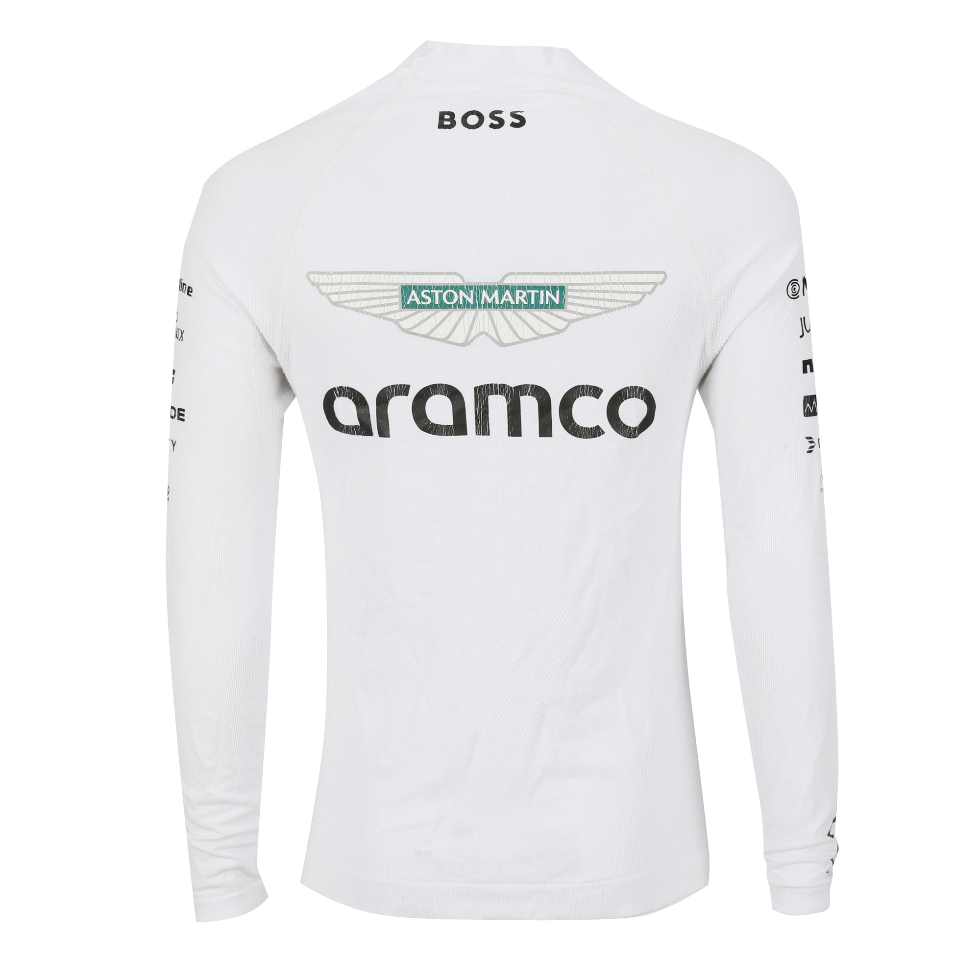 Lance Stroll Signed 2024 Aston Martin Aramco Formula One Team Used Nomex - Azerbaijan GP