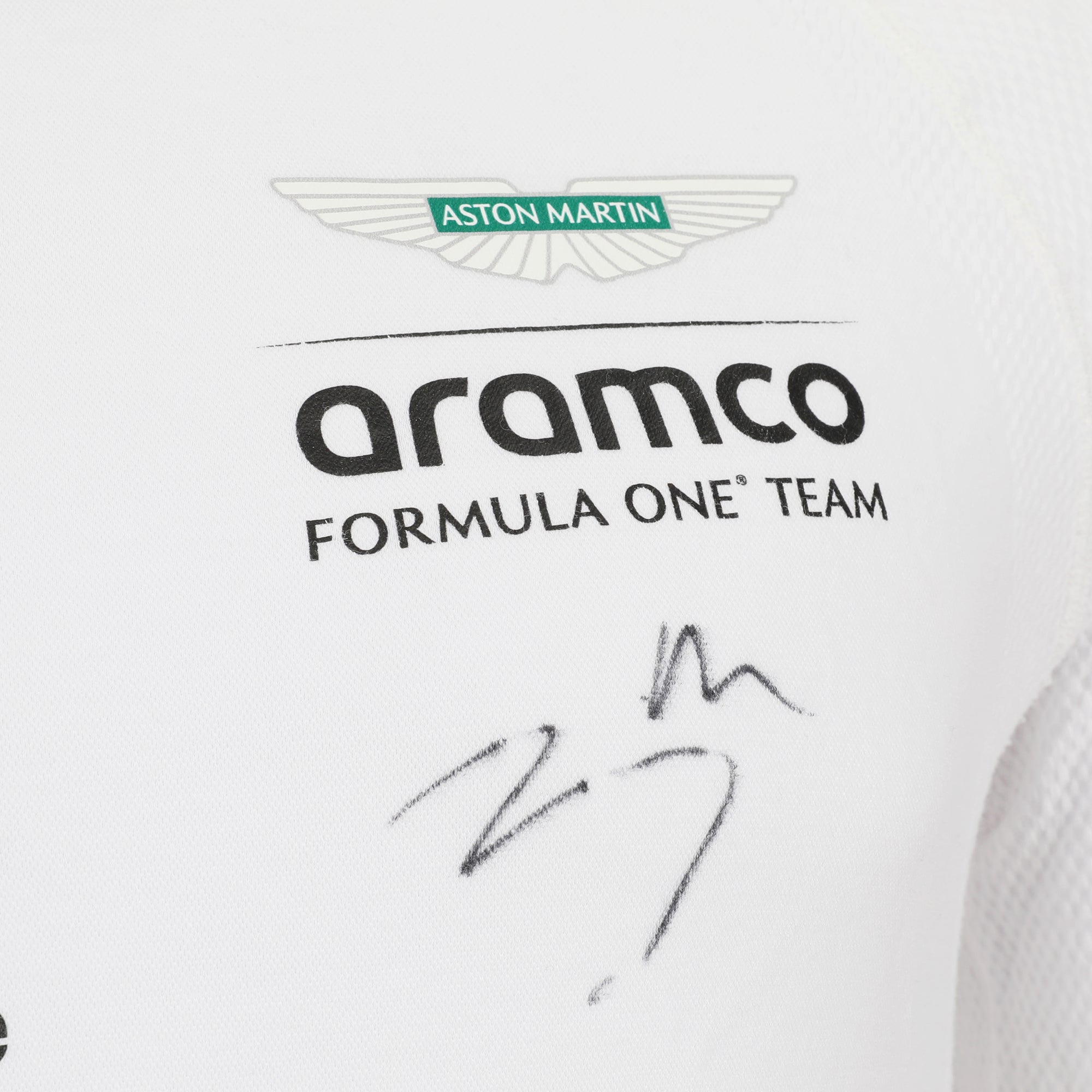 Lance Stroll Signed 2024 Aston Martin Aramco Formula One Team Grand Prix Used Nomex - Italian GP