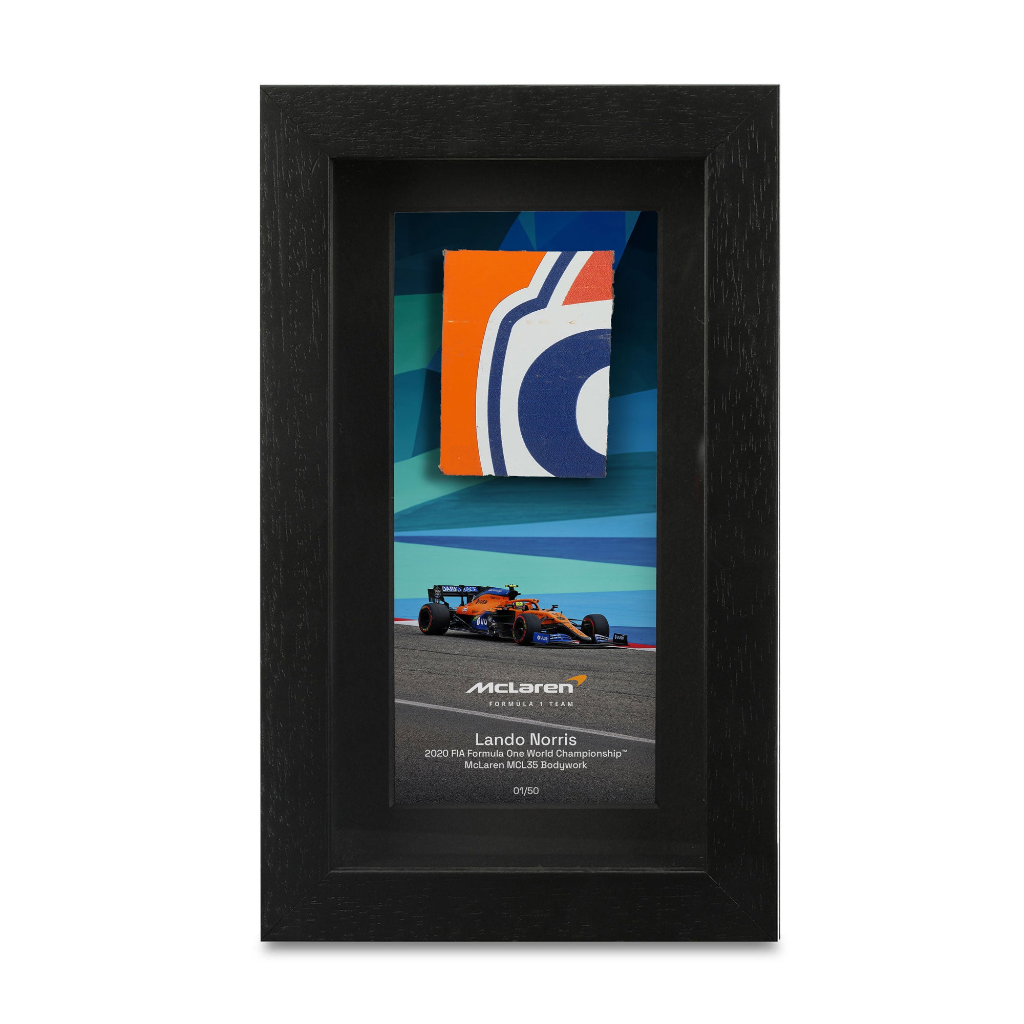 Limited Edition Lando Norris 2020 McLaren F1 Team Desktop Bodywork & Photo