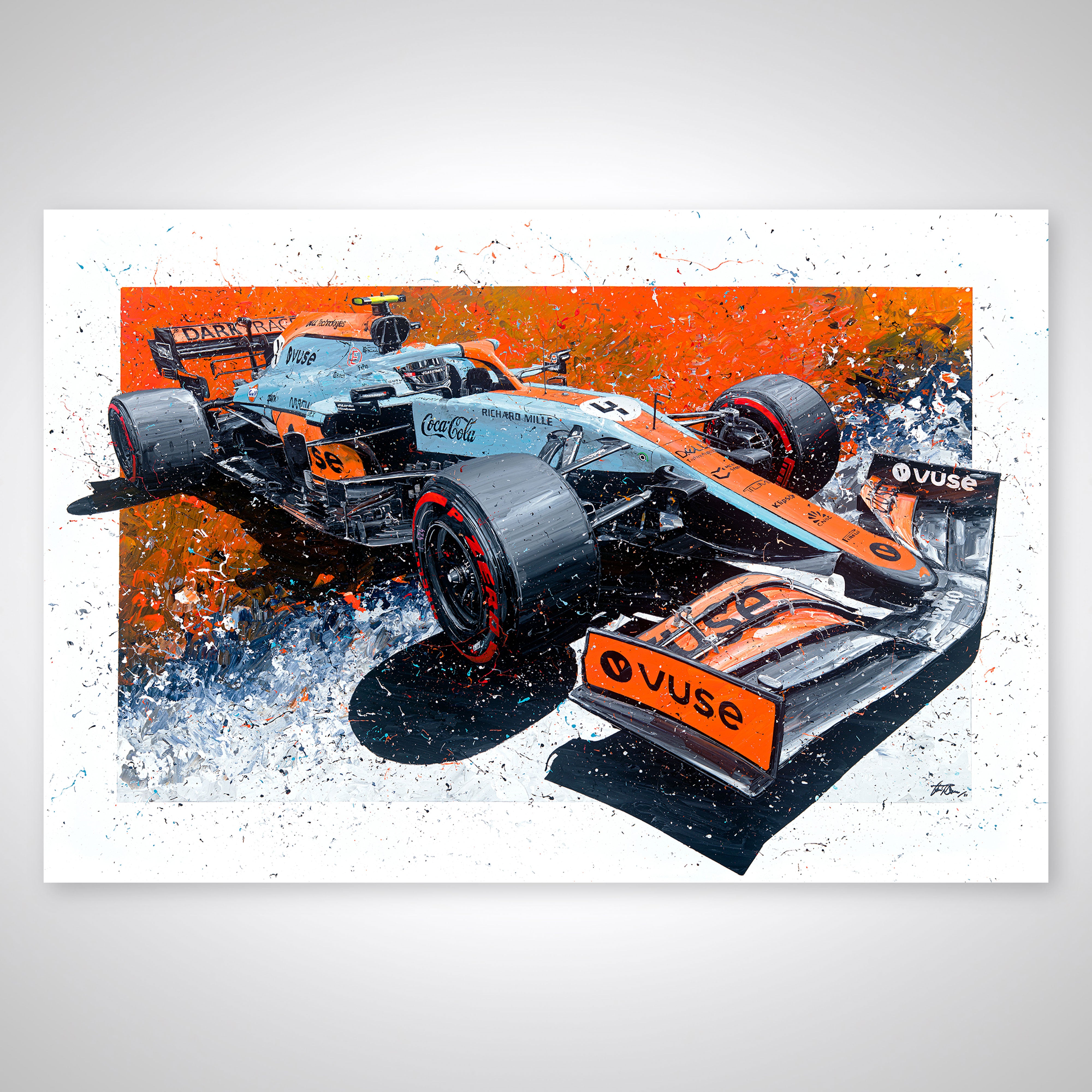 Lando Norris 2022 Limited Edition Poster - McLaren F1