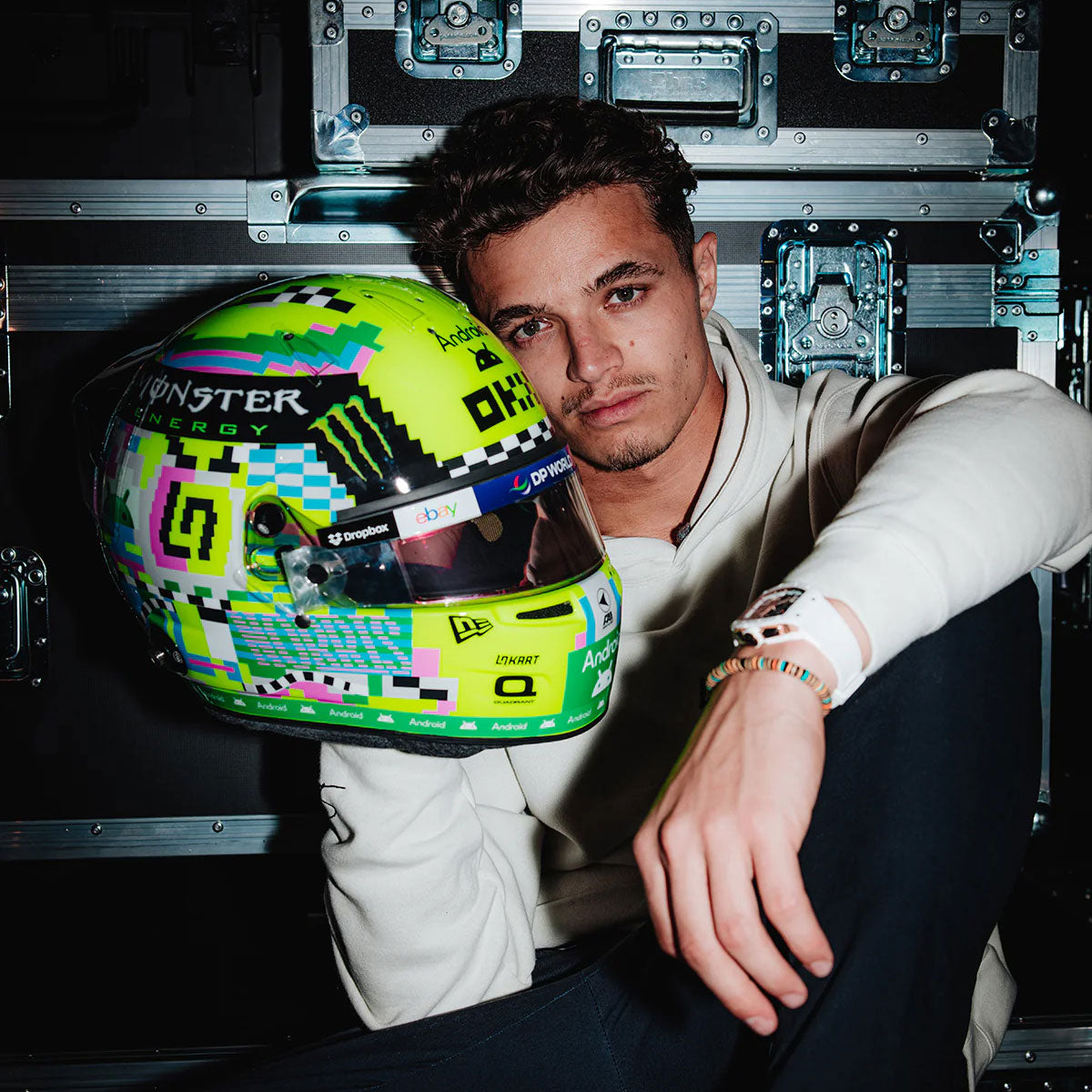 Lando Norris 2024 1:2 Scale Helmet - Silverstone Edition