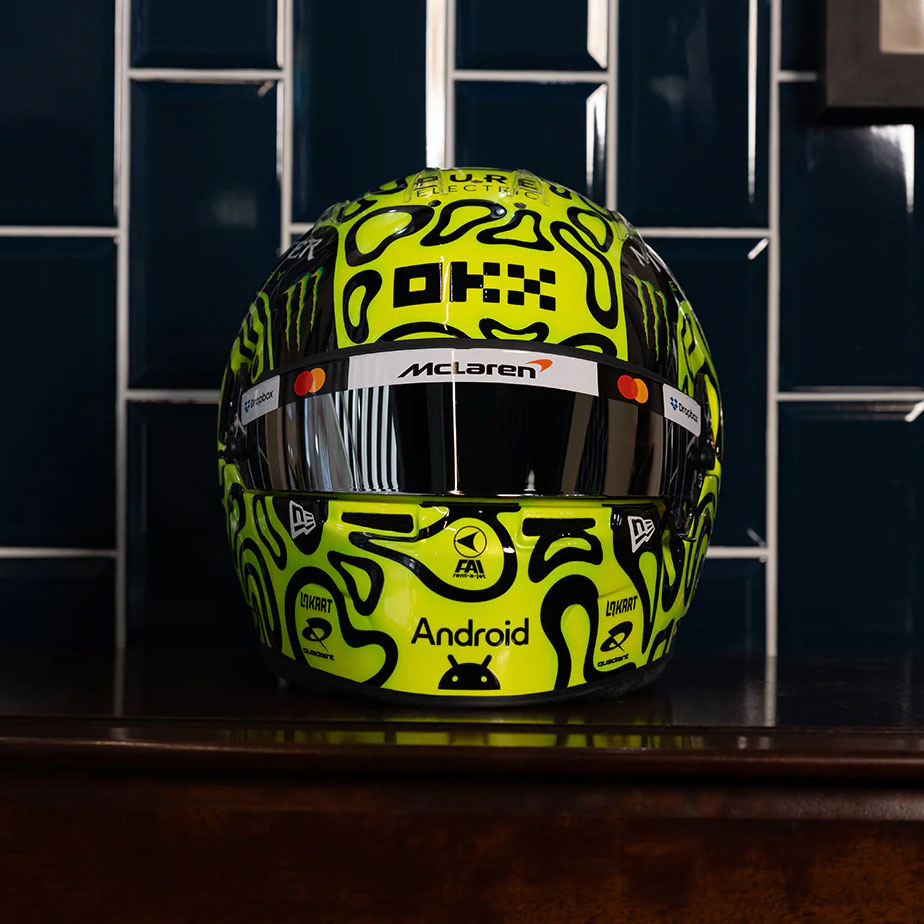 Lando Norris 2025 1:2 Scale Helmet