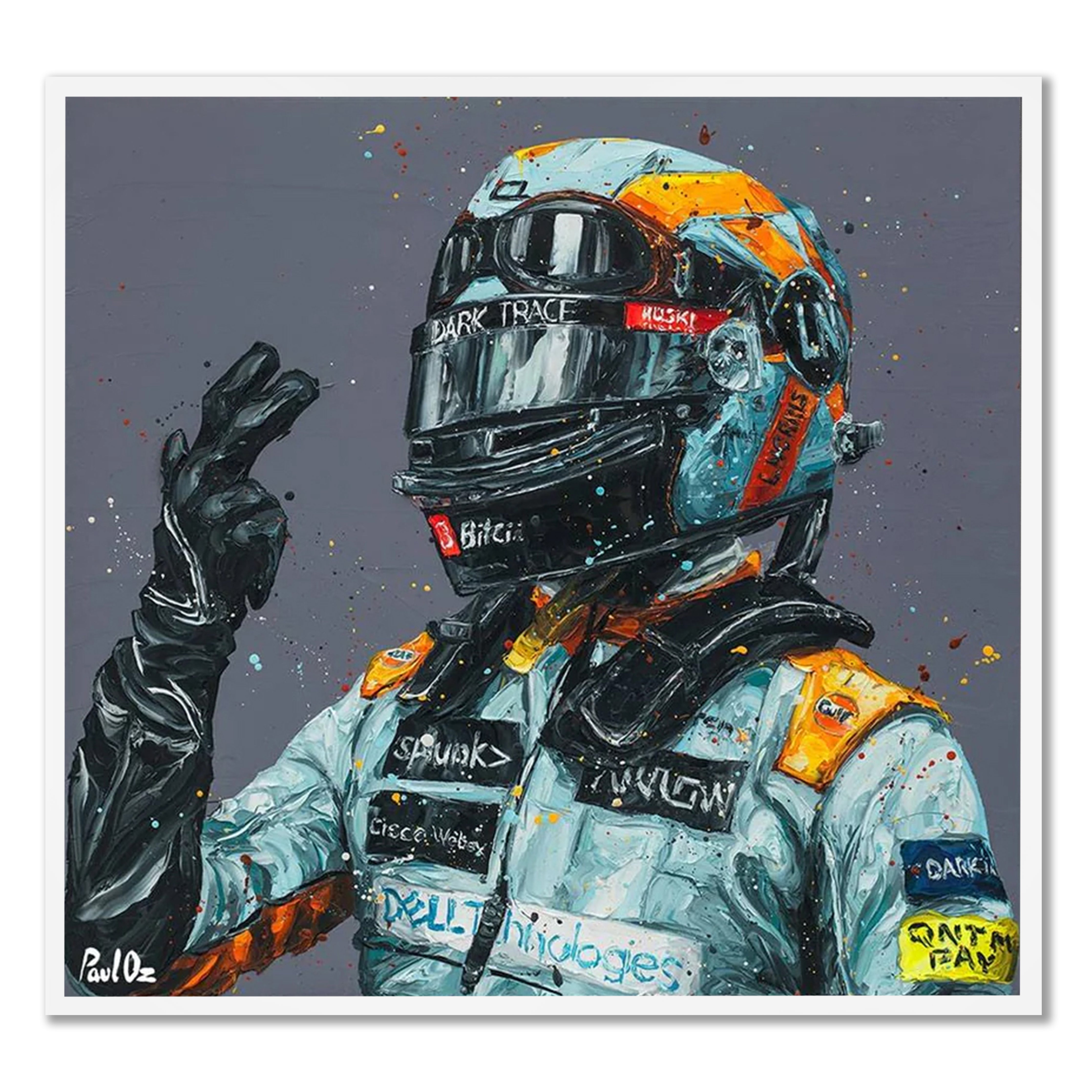 Lando Norris 2021 Monaco Grand Prix Print - Paul Oz