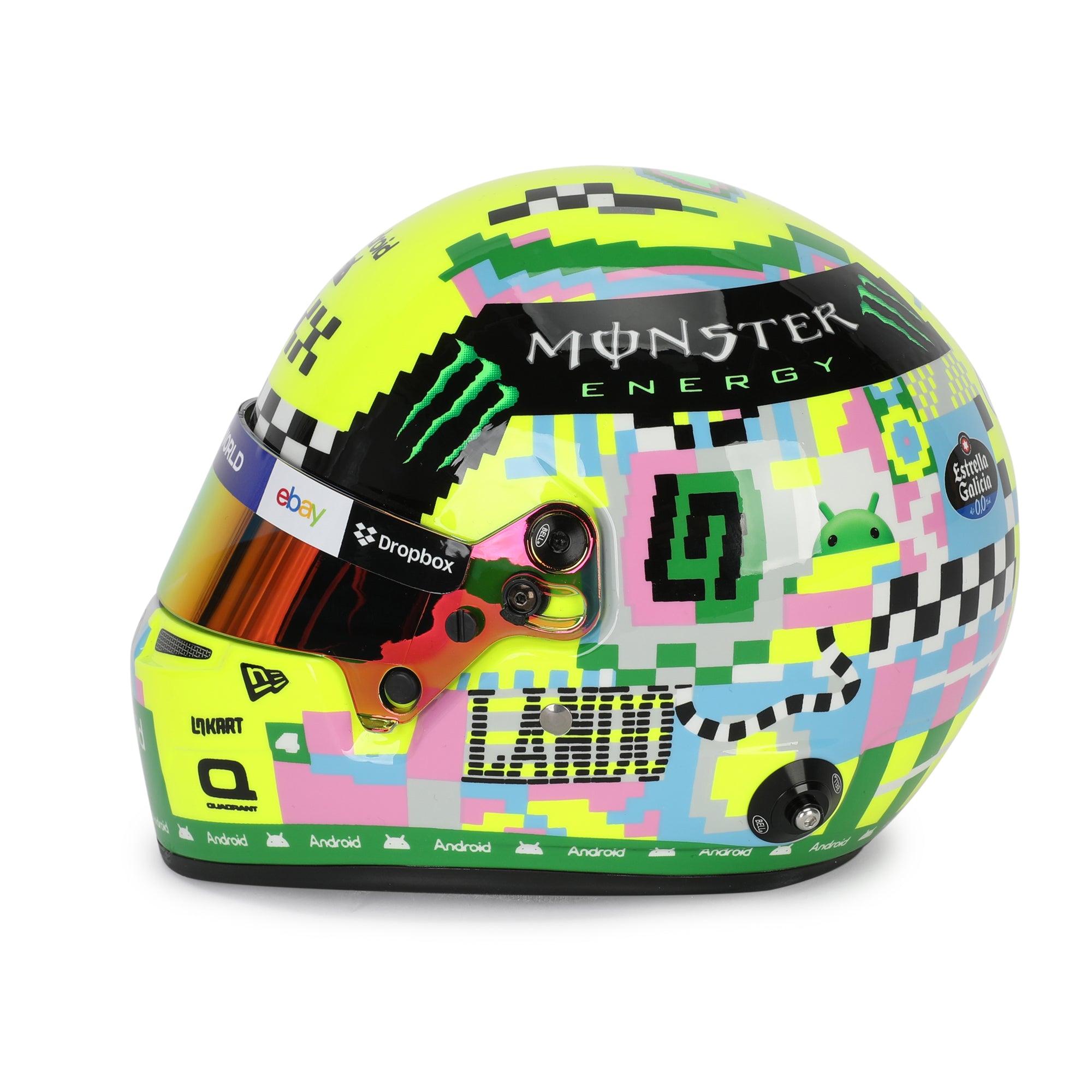 Lando Norris 2024 1:2 Scale Helmet - Silverstone Edition