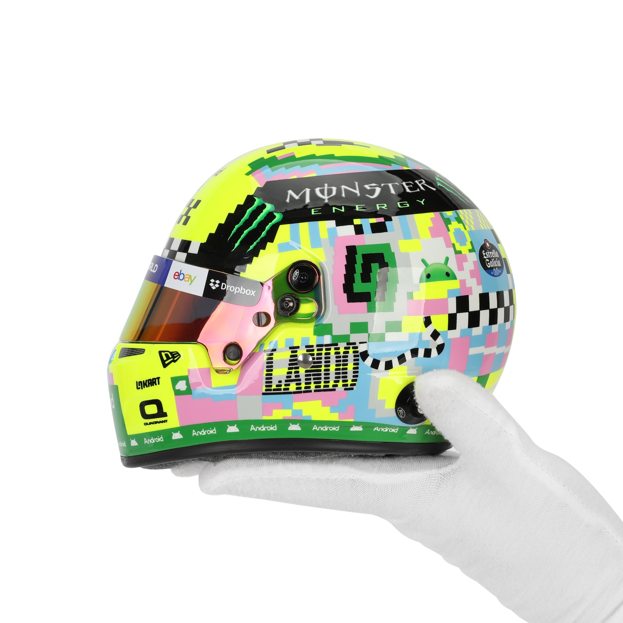 Lando Norris 2024 1:2 Scale Helmet - Silverstone Edition