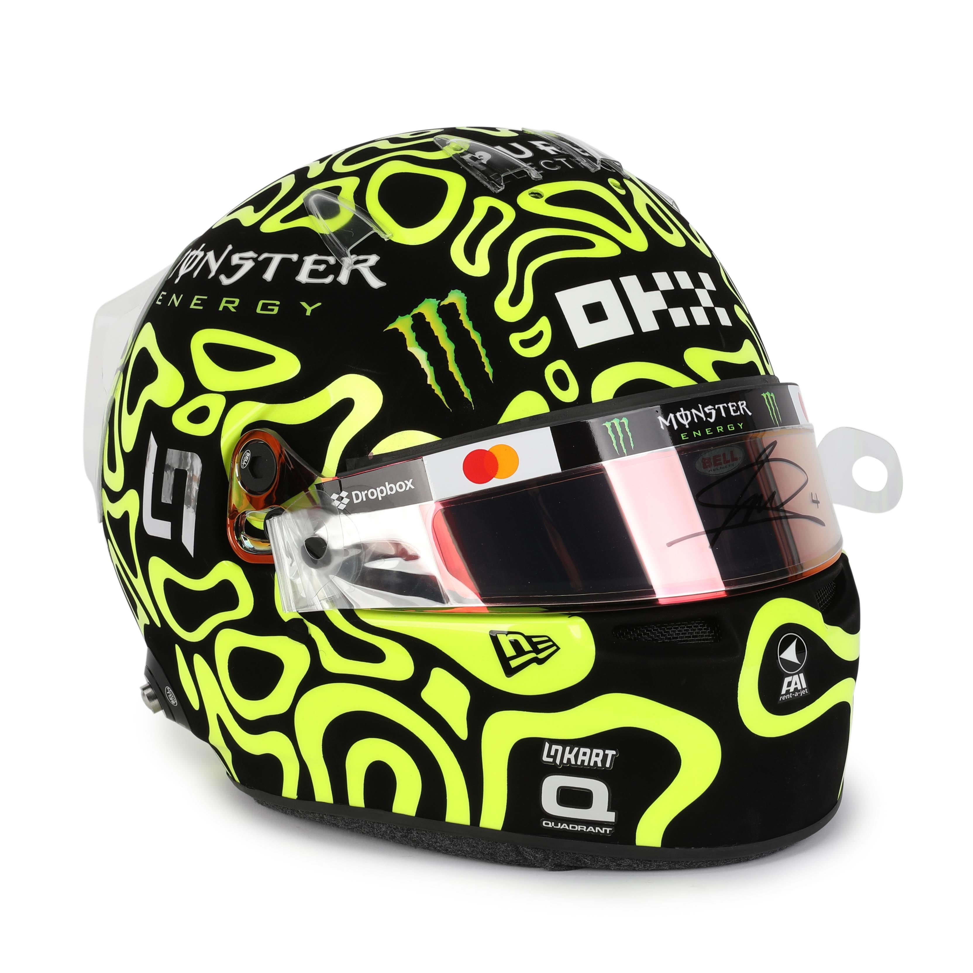 Lando Norris 2024 Signed Replica Helmet - Las Vegas GP