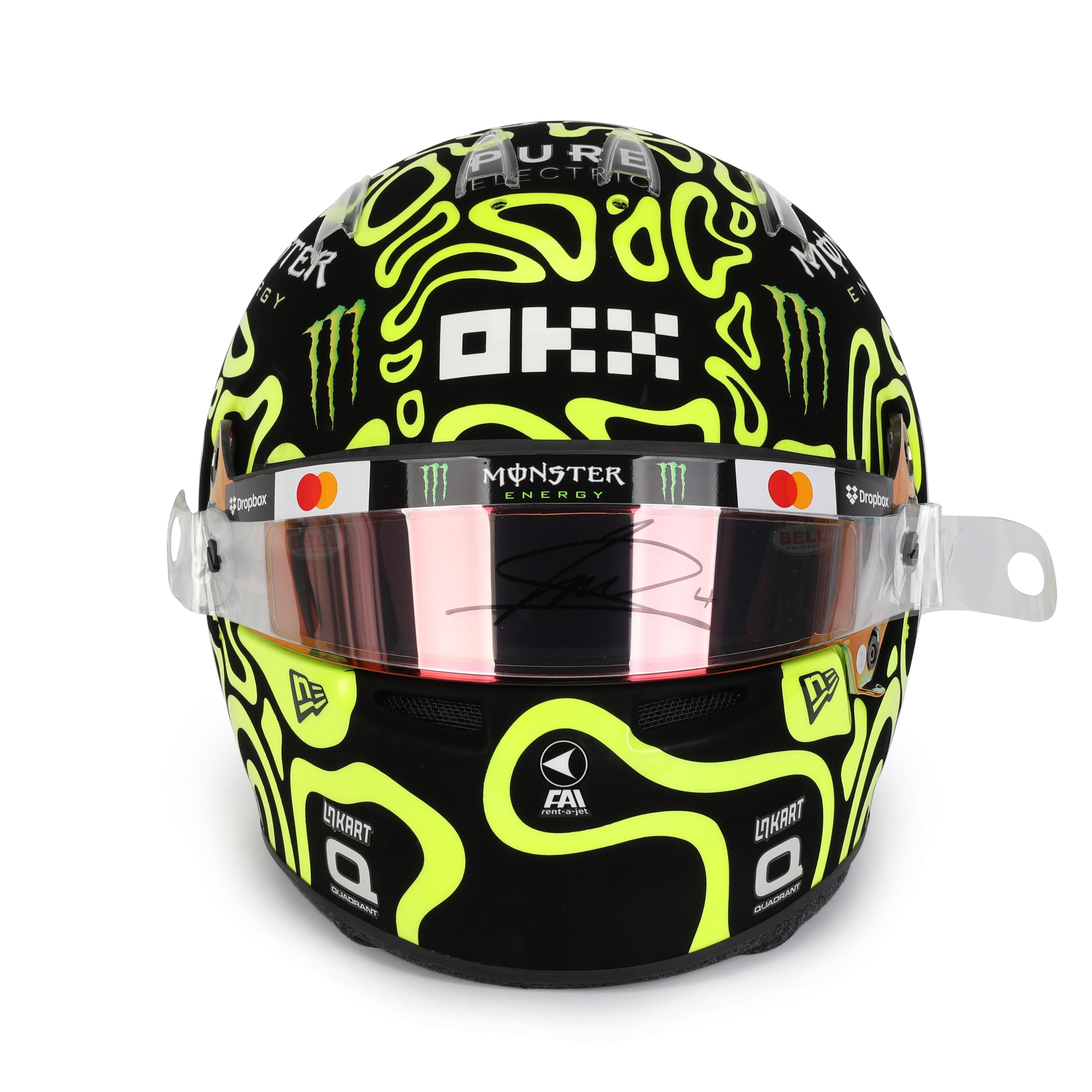 Lando Norris 2024 Signed Replica Helmet - Las Vegas GP