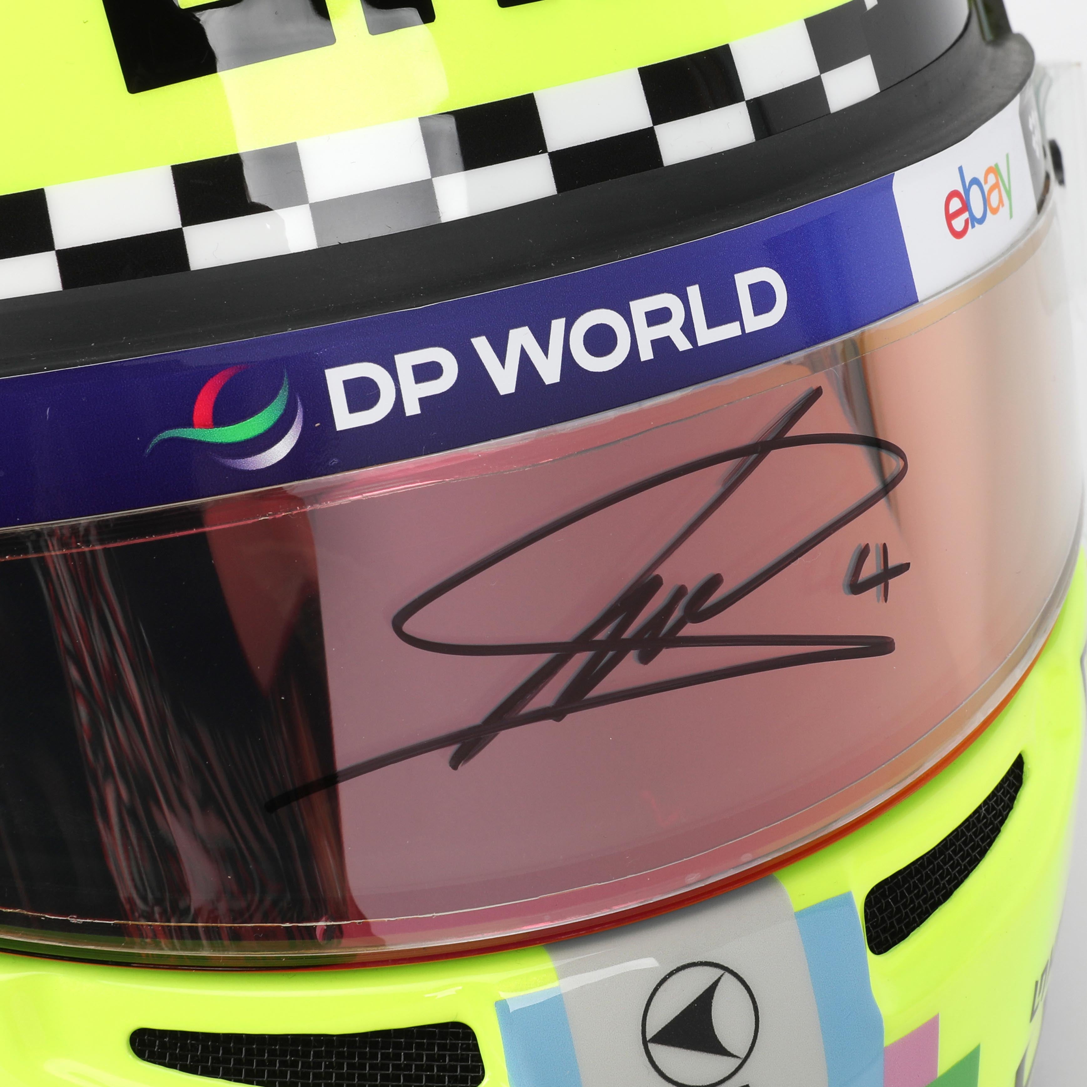 Lando Norris 2024 Signed Replica Helmet - British GP