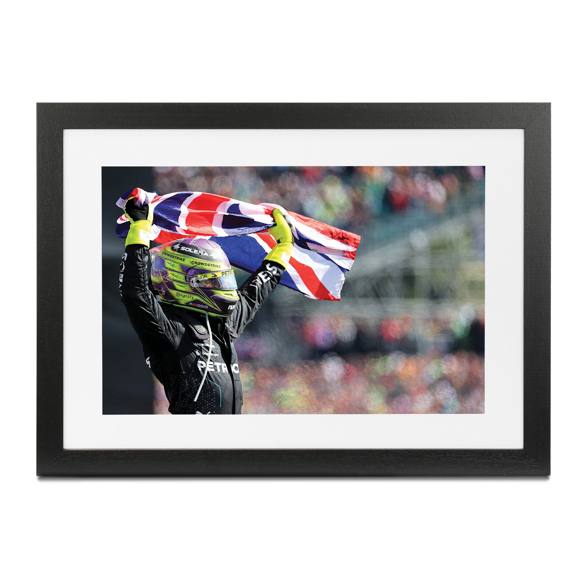 Lewis Hamilton 2024 Mercedes-AMG Petronas Print - King of the British GP