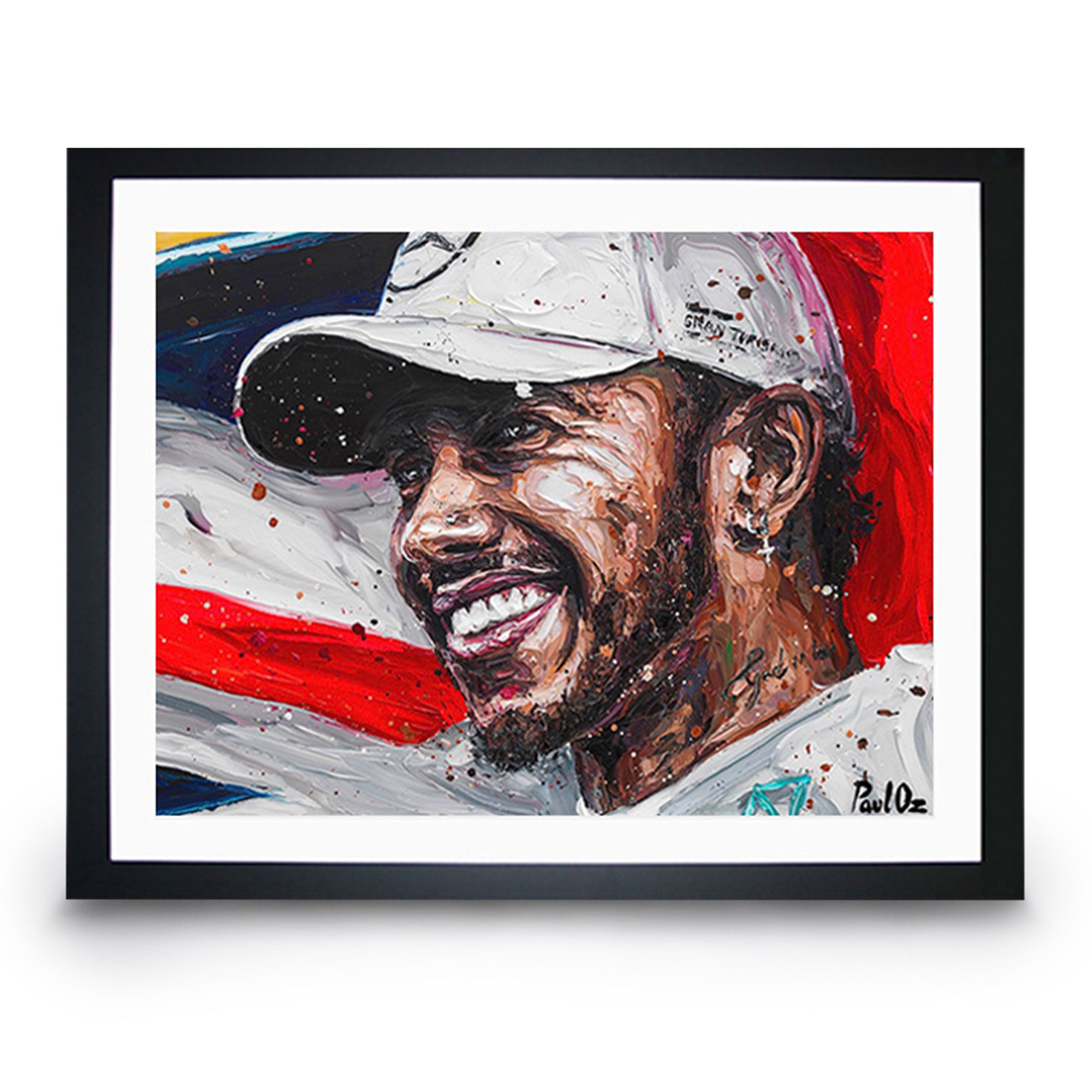 Lewis Hamilton 2018 'World Champion' Print - Paul Oz