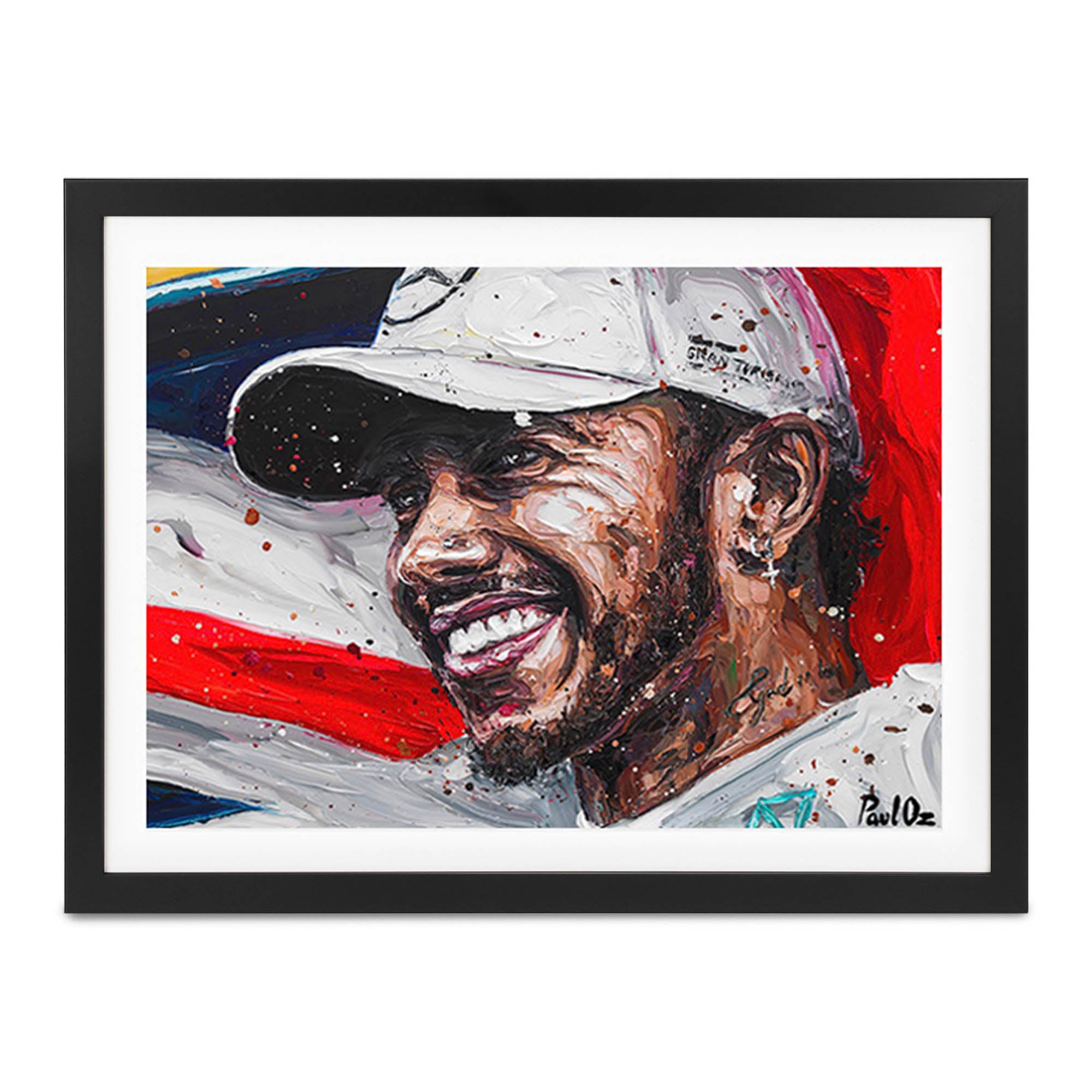 Lewis Hamilton 2018 'World Champion' Print - Paul Oz