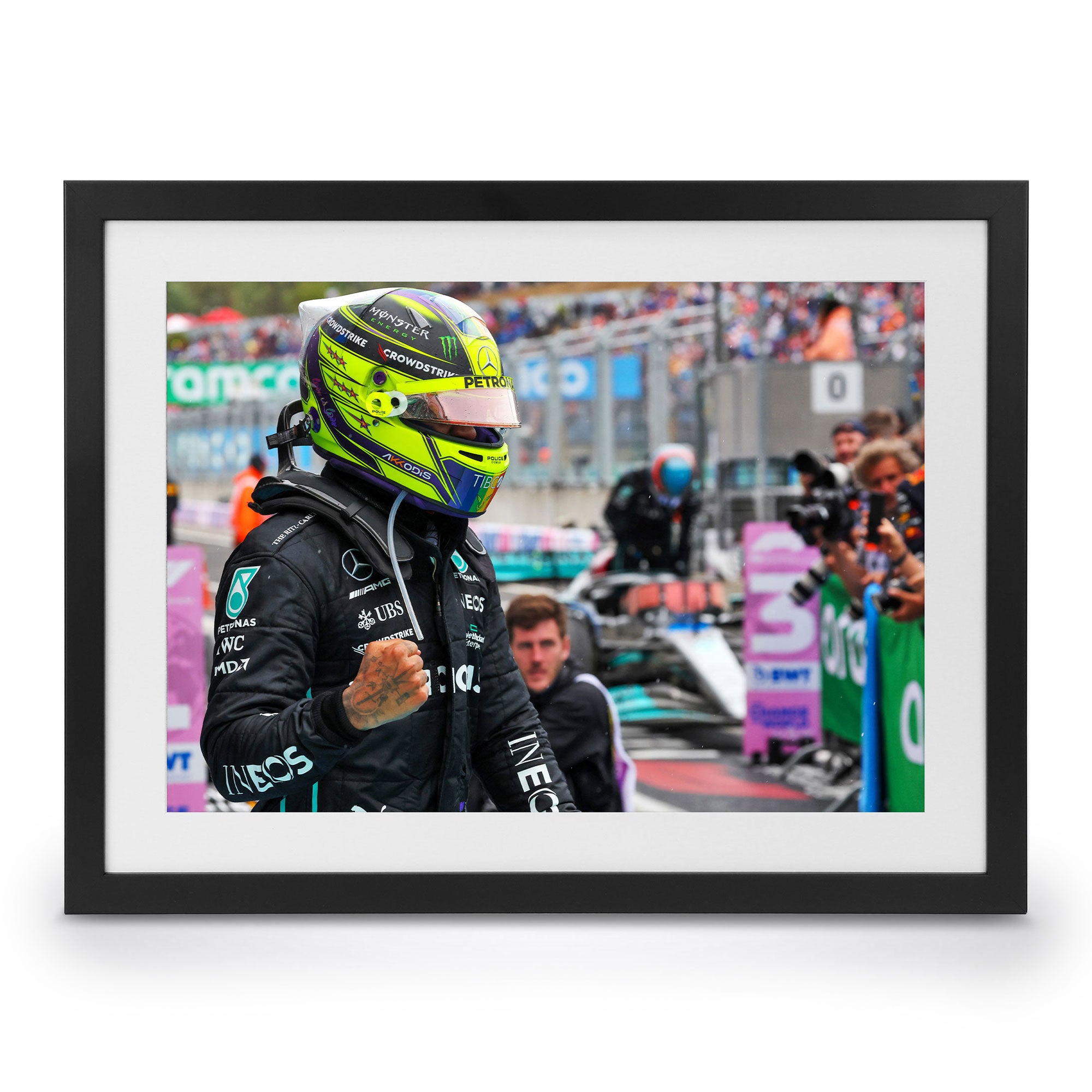 Lewis Hamilton 2022 'Parc Ferme' Print - Hungarian GP