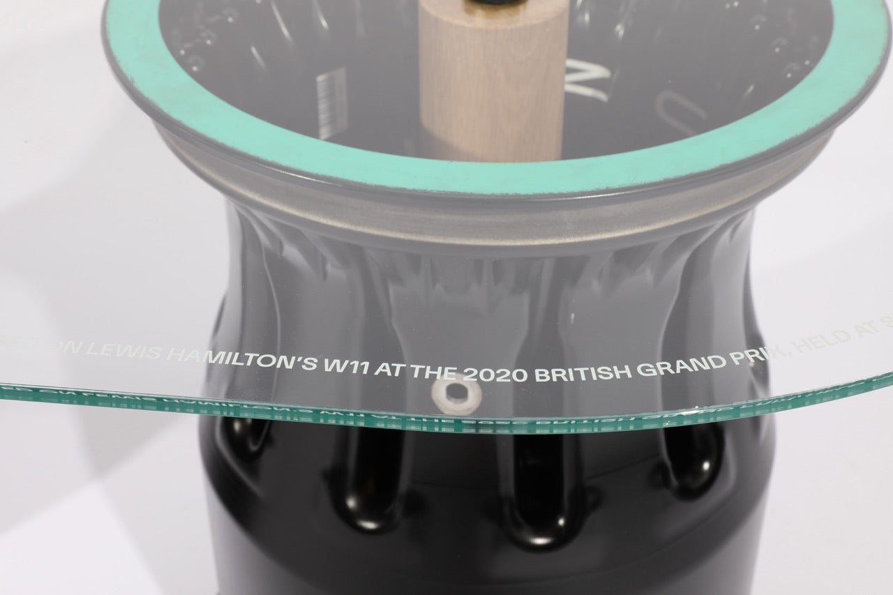 Lewis Hamilton Mercedes AMG Petronas Dual Rear Wheel Rim Table – 2020 British Grand Prix