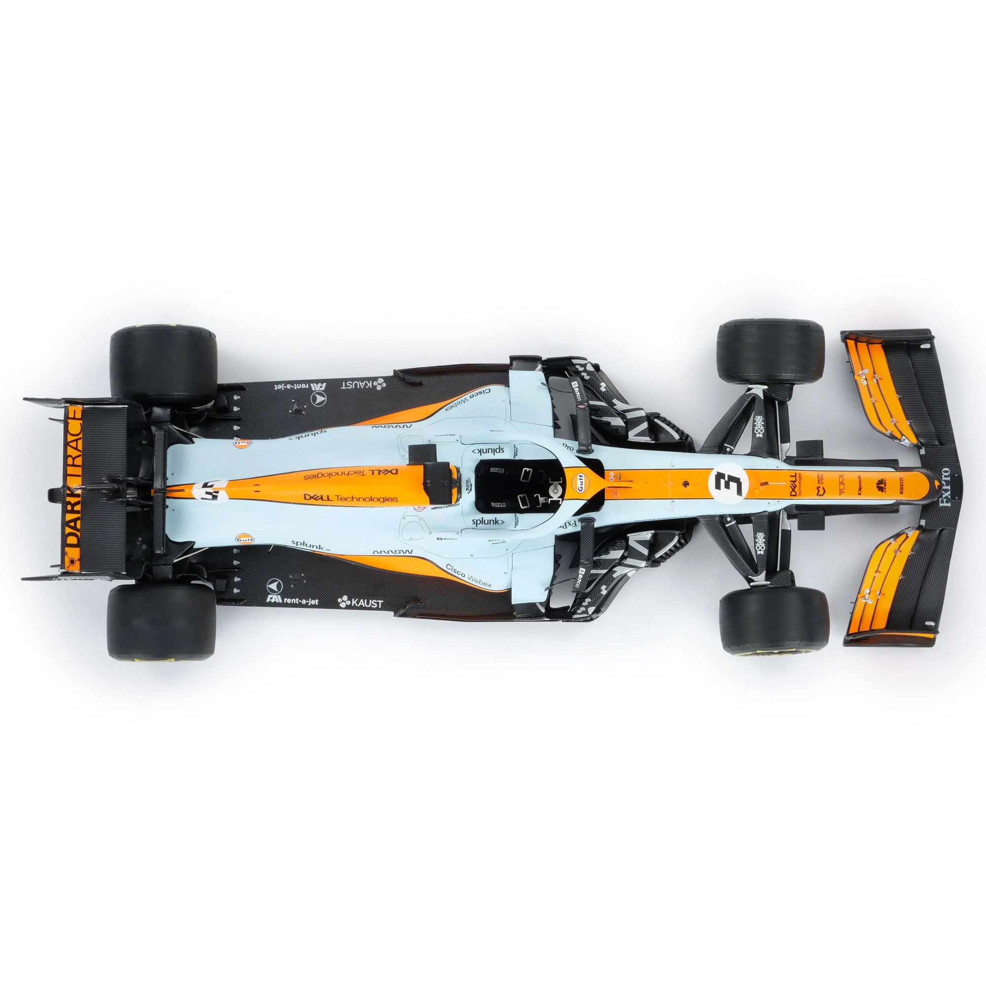 Daniel Ricciardo 2021 McLaren F1 Team MCL35M 1:18 Scale Model – Monte Carlo