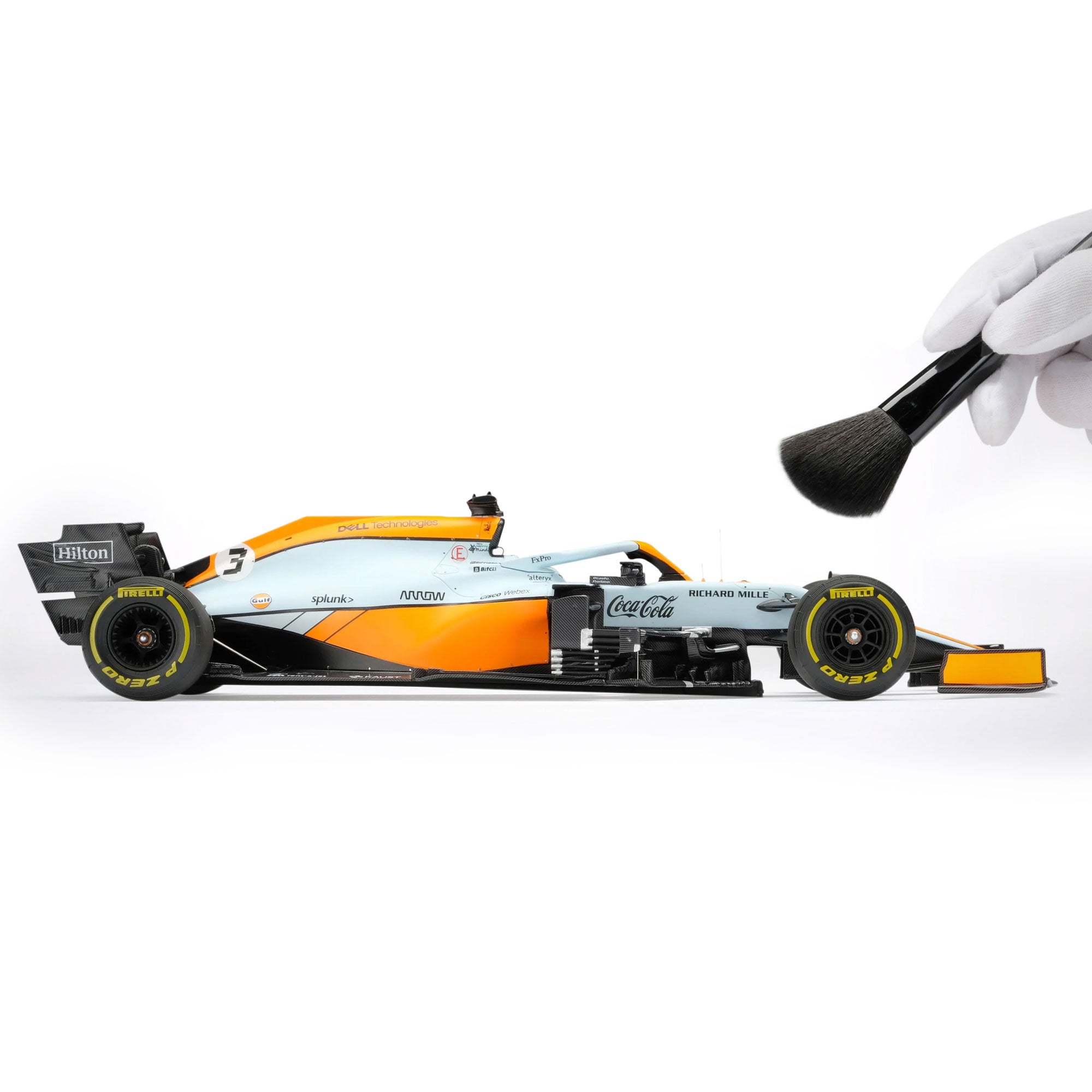 Daniel Ricciardo 2021 McLaren F1 Team MCL35M 1:18 Scale Model – Monte Carlo