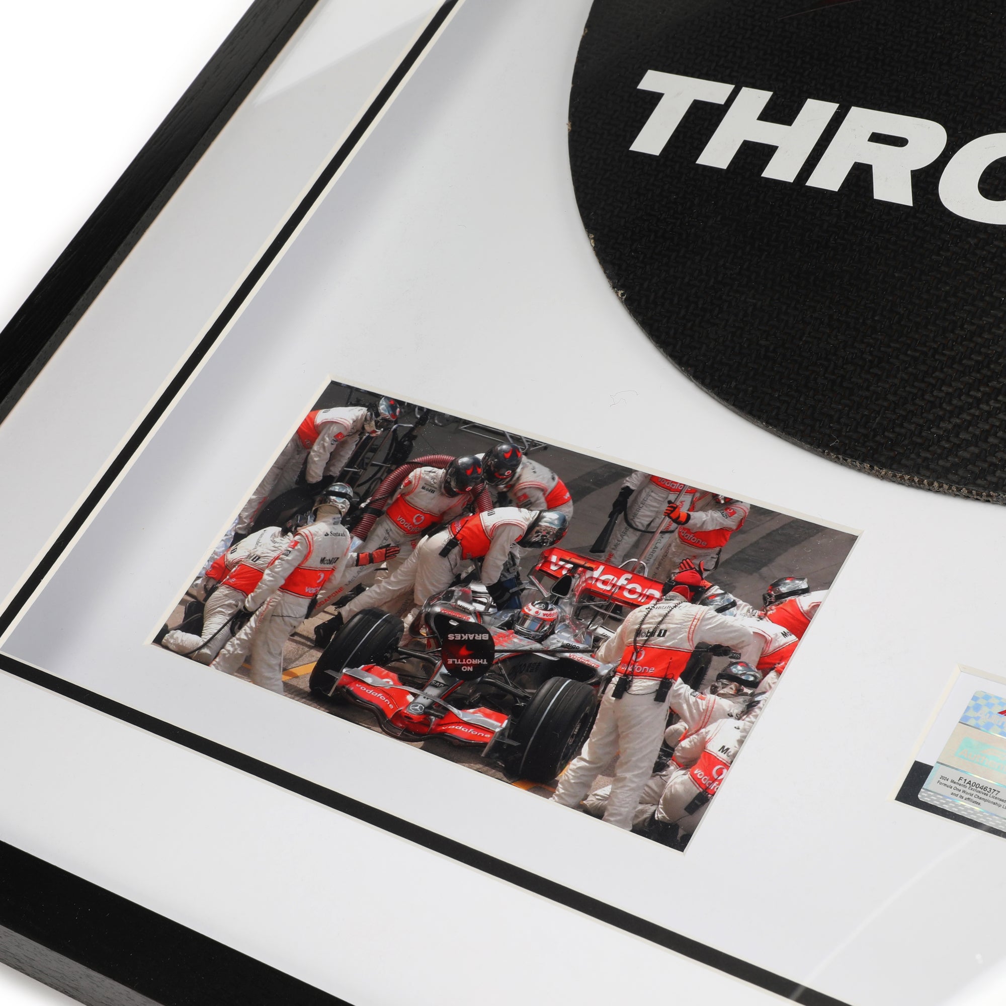 McLaren F1 Team 2007 Pitstop Lollipop Framed