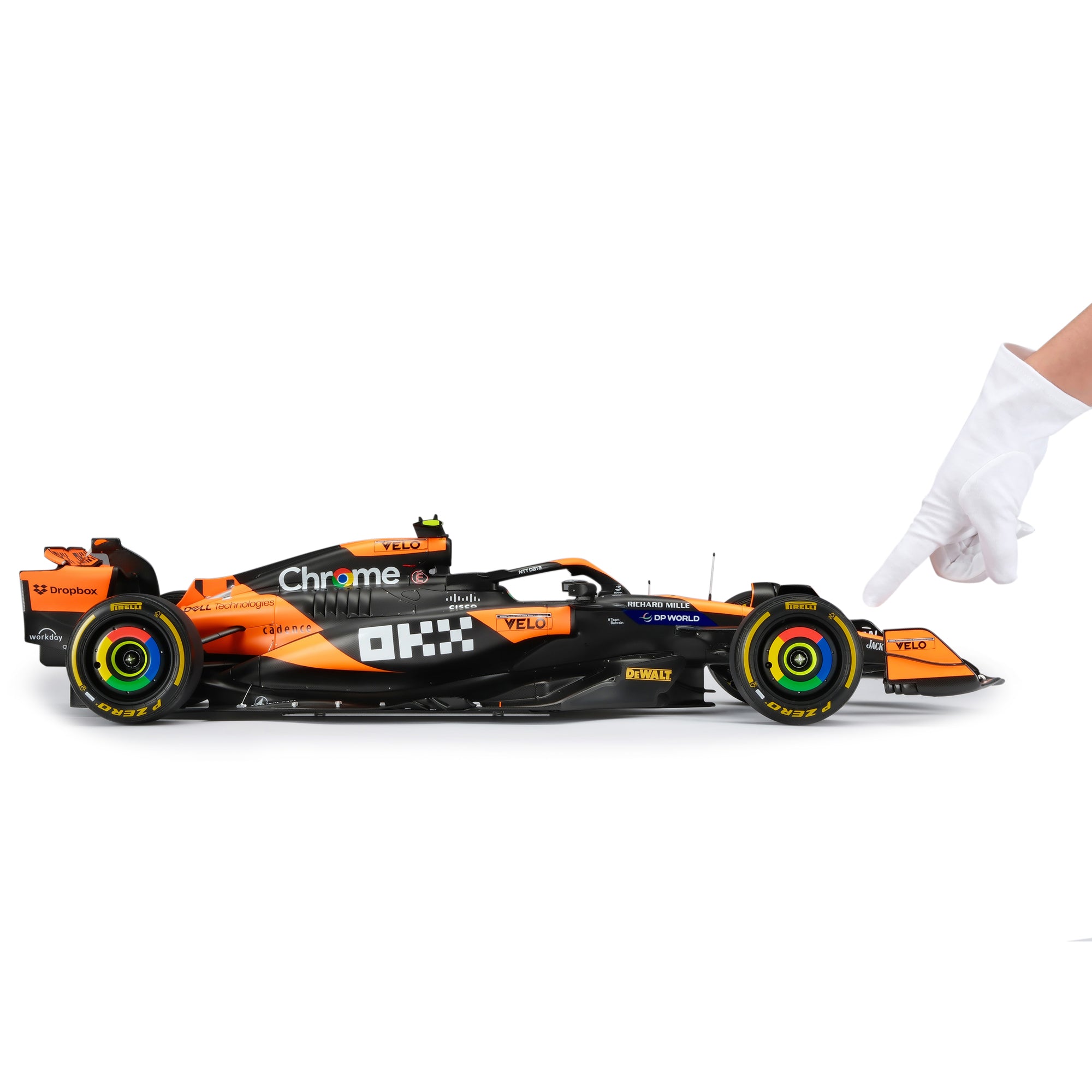 Limited Edition Lando Norris 2024 McLaren MCL38 1:8 Scale Model – Miami GP