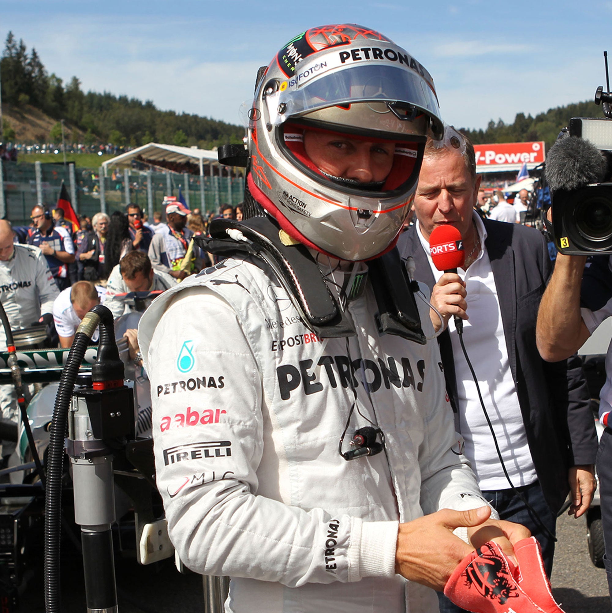 Michael Schumacher 2012 '300th Grand Prix' 1:2 Scale Helmet