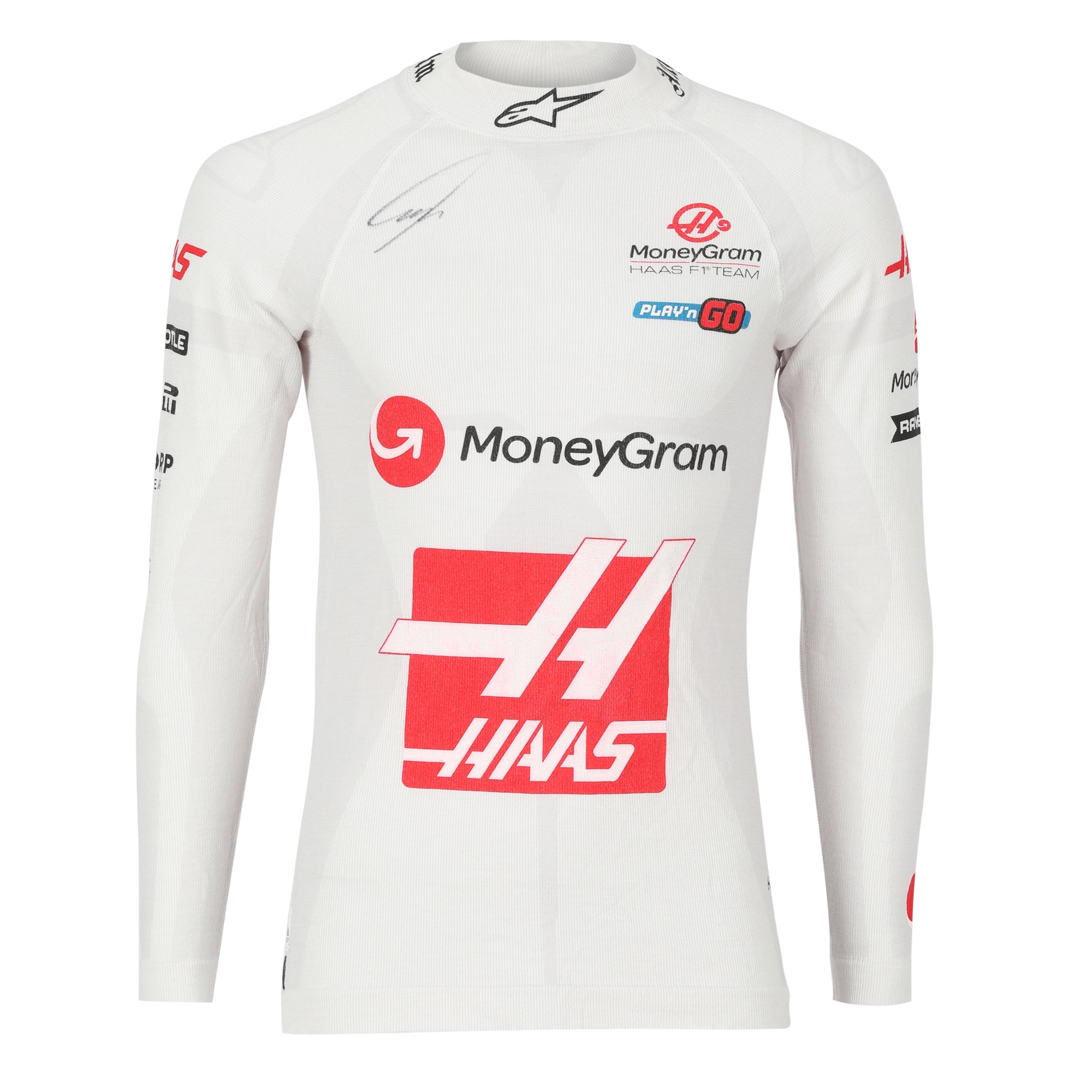 Nico Hulkenberg 2024 Signed Money Gram Haas F1 Team Grand Prix Used Nomex