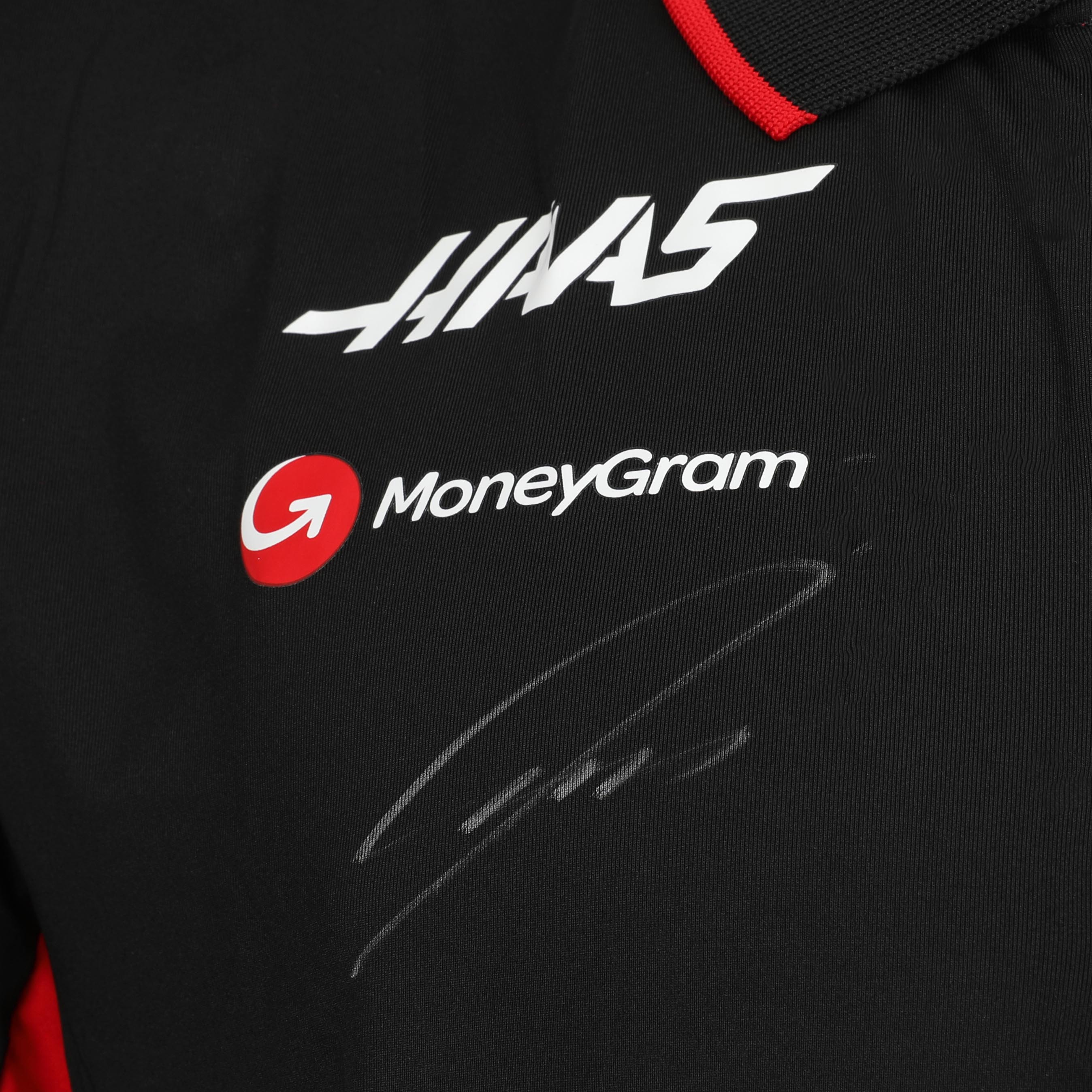 Nico Hulkenberg Signed 2024 Haas F1 Team Polo Shirt